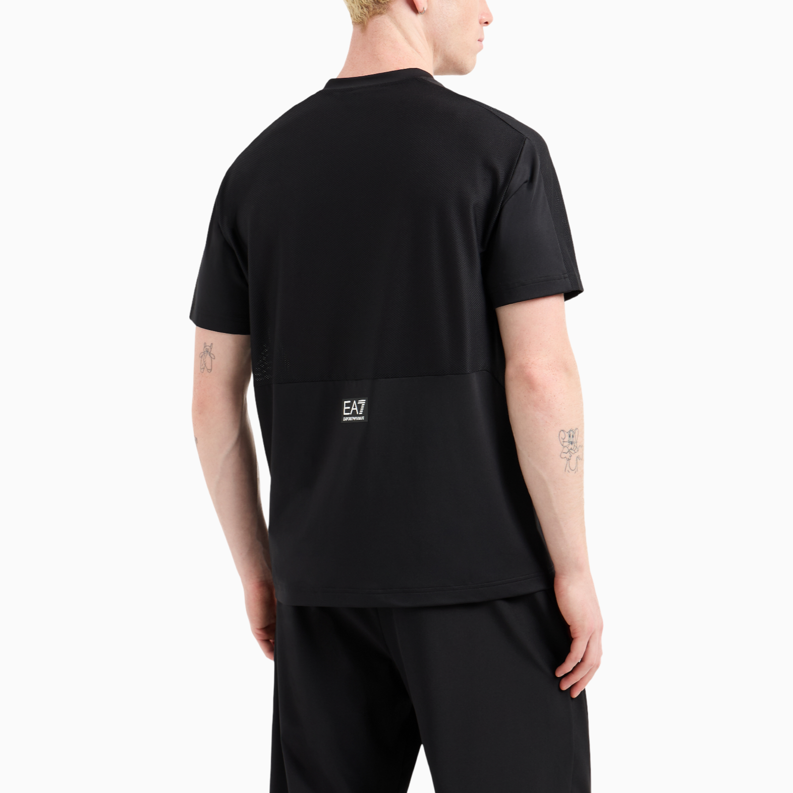 Мъжка черна тениска EA7 Emporio Armani 7M000110 AF13802 Back