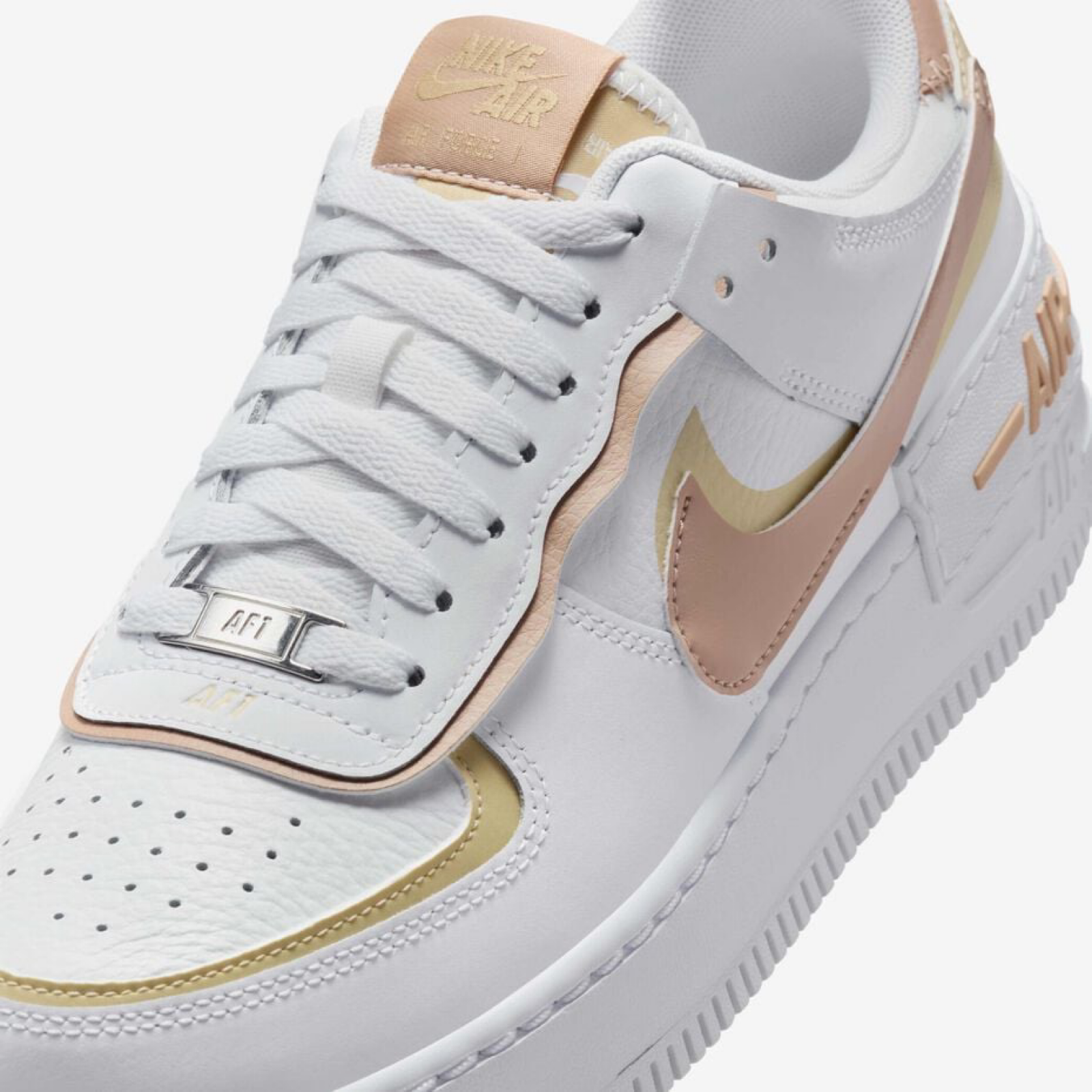 Дамски кецове Nike Air Force 1 Shadow DZ1847-111 Women Sneakers Close-Up