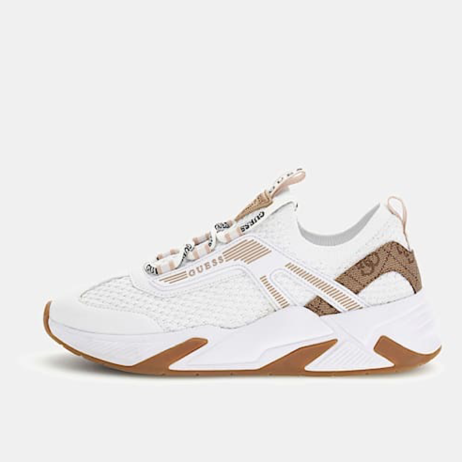 Дамски маратонки Guess Women Sneakers FLPGEN FAP12 White Lateral View