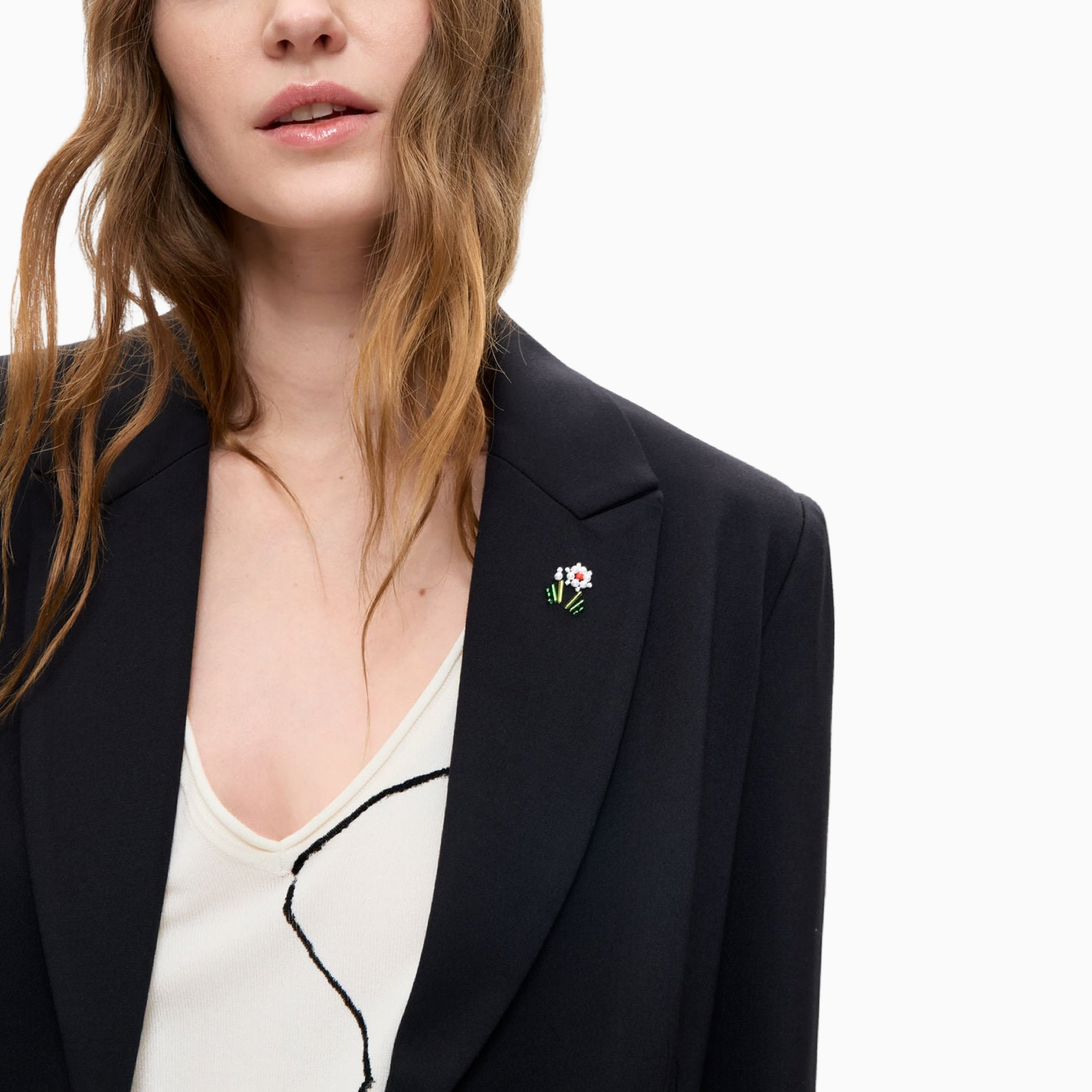 Дамско сако Desigual Women Blazer 26WWEW46 2000 Close-Up