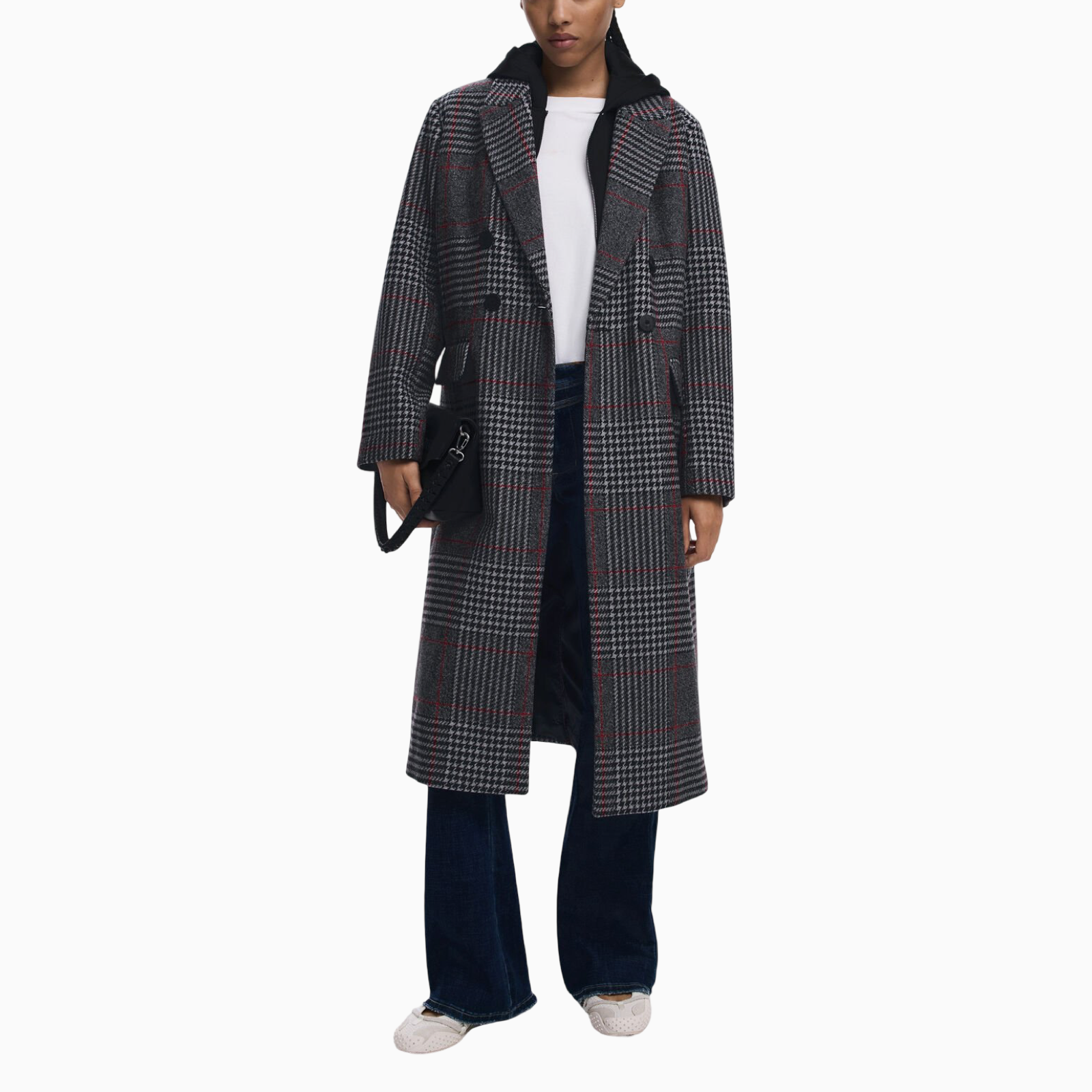 Дамско палто Desigual Women Coat 25WWEW1 Front View