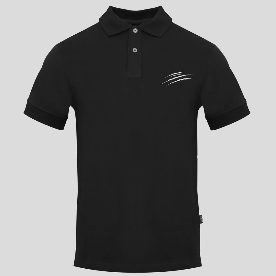 Мъжка черна поло тениска Plein Sport PIPS50499_BLACK