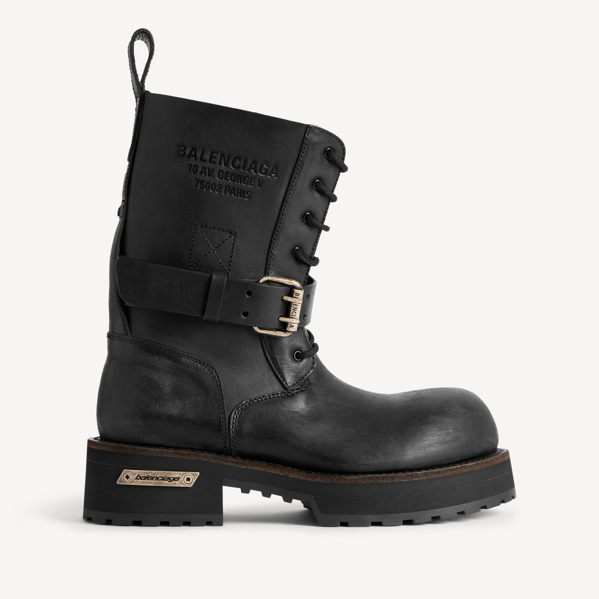 Balenciaga Venom Ankle Boots 873427WBEQ41081 Lateral View