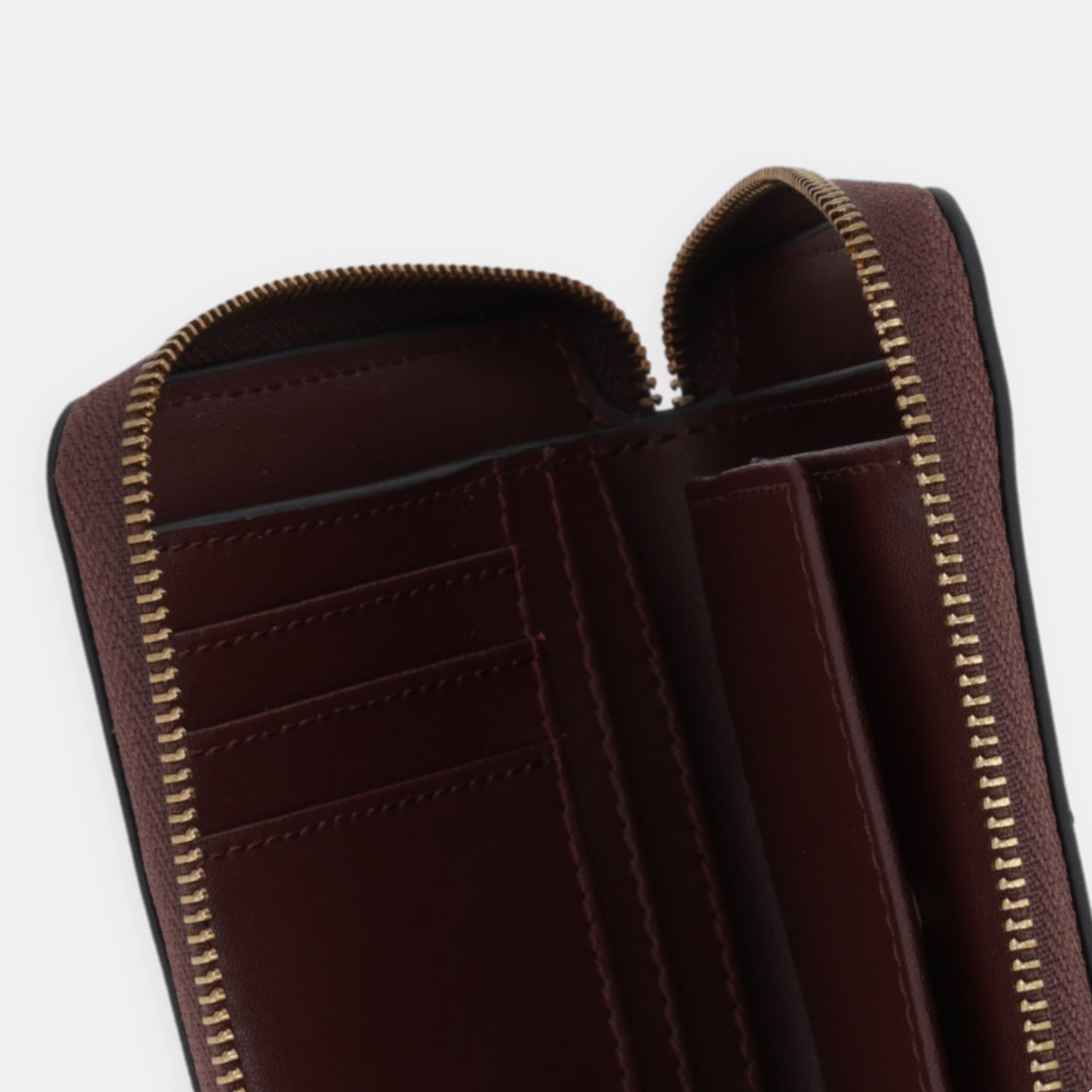 Дамско портмоне с цип Women’s wallet Pinko Dark Brown 100249 A0F1 R49Q cropped inside view