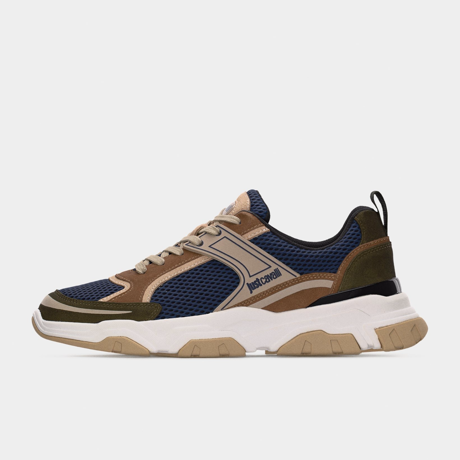 Мъжки маратонки Just Cavalli Fondo Liuk 80QA3SH5 ZPC22 V77 Medial View