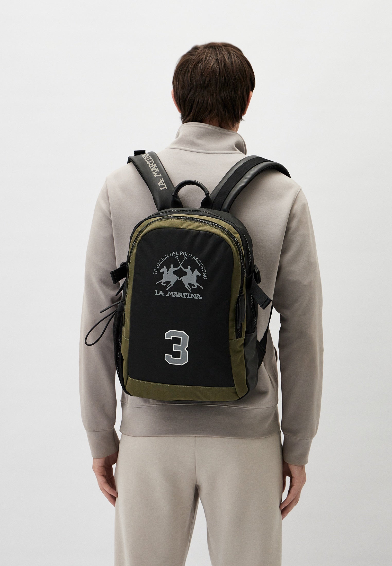 Раница Men’s rucksack La Martina
LMZA00971T Black/Green lifestyle view 1