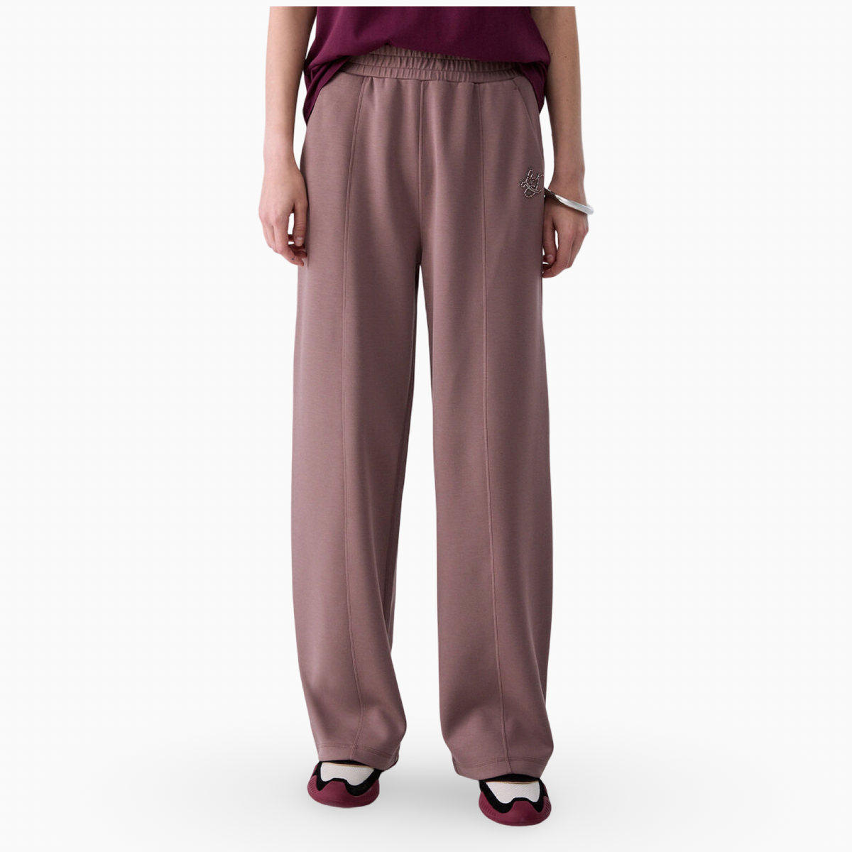 Дамски панталон Liu Jo Scuba Pants TF6213J3958 81409 Front View