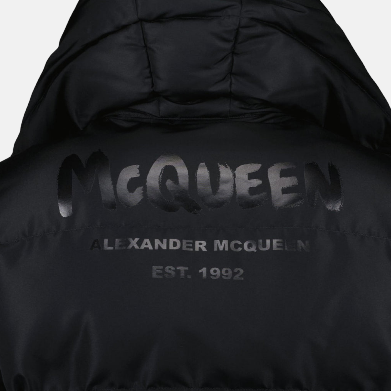 Alexander McQueen Graffiti Men Bomber Jacket Close-Up