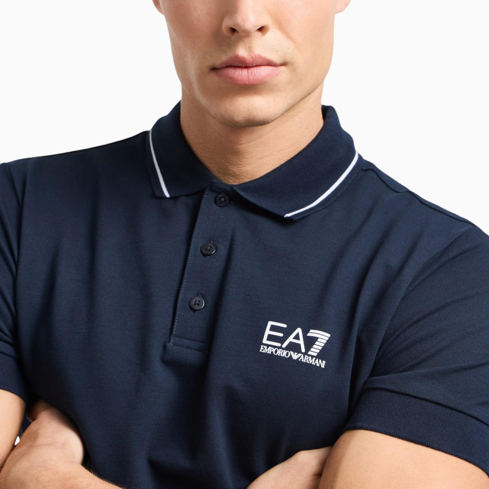 Мъжка поло тениска EA7 Emporio Armani Men’s polo t-shirt 8NPF16 PJVUZ 1562 Close-up
