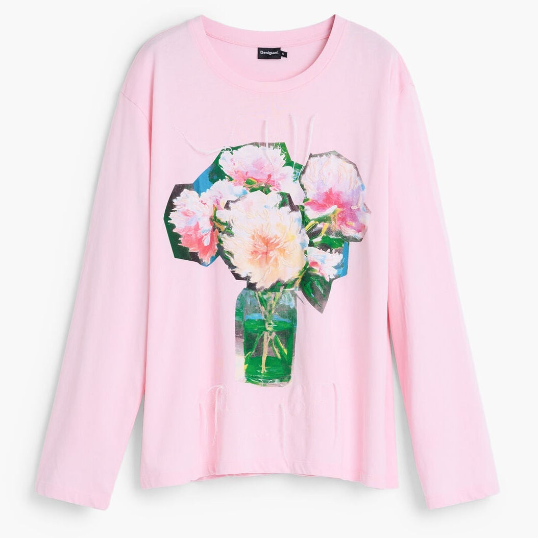 Дамска блуза Desigual women’s t-shirt 26SWTKX4 3058 Top view