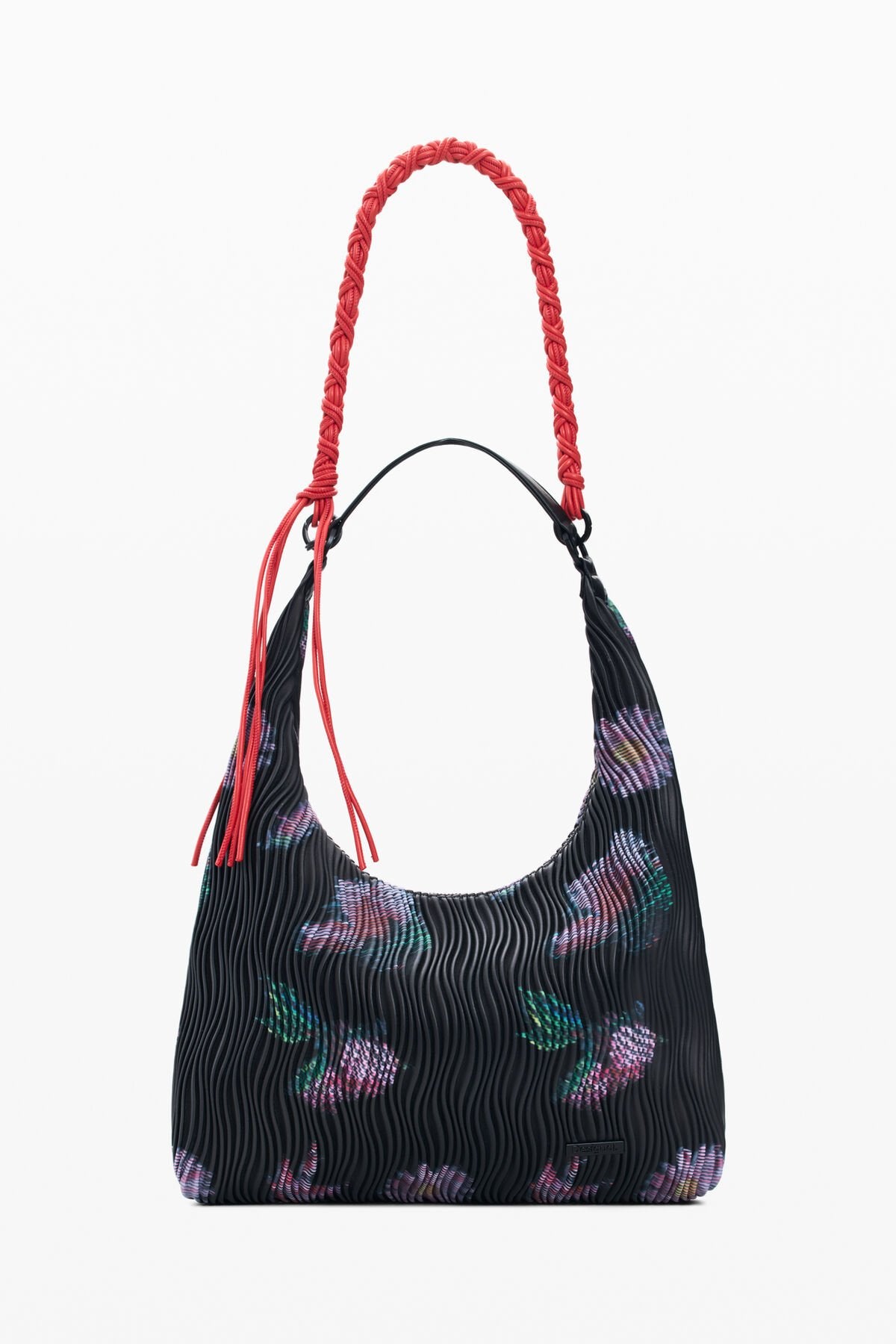 Дамска чанта Medium oval-shaped shoulder bag
26SAXP57 2000 Black front view 2