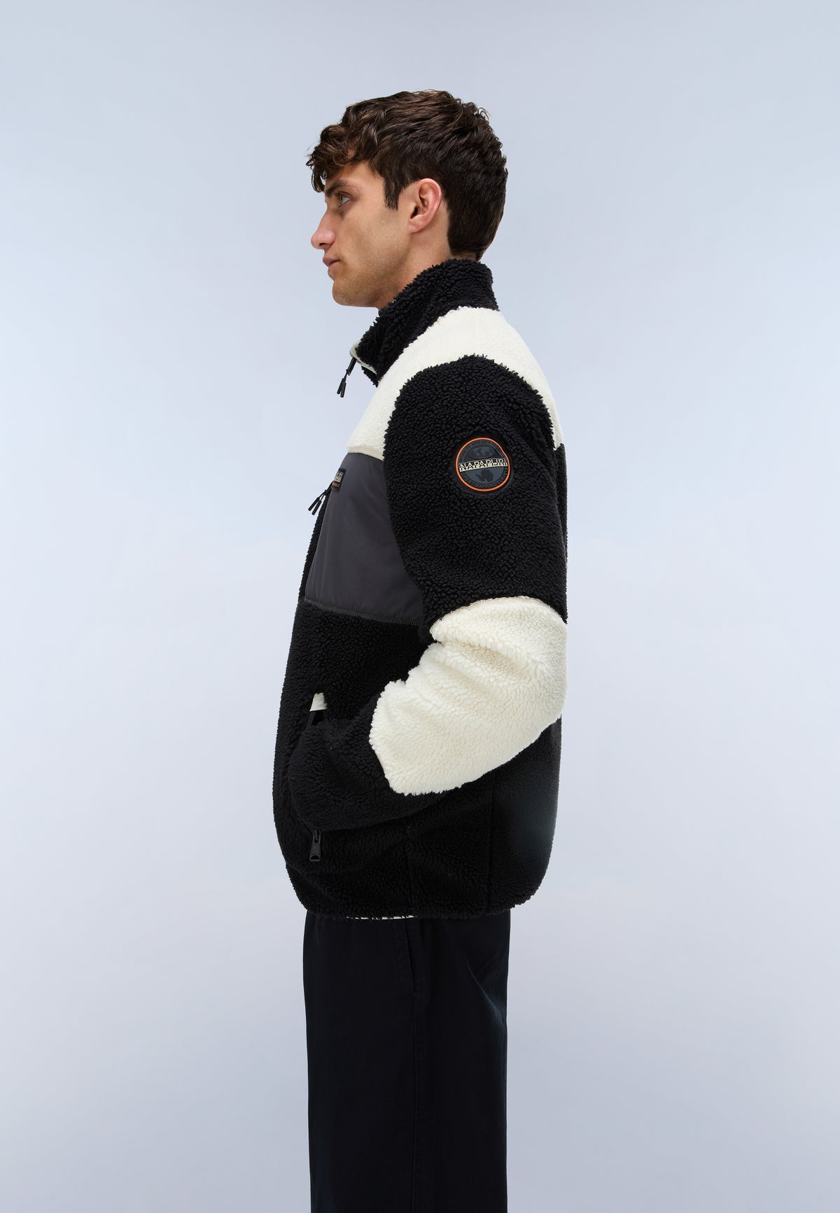Men’s Full-Zip Fleece Hoodie Napapijri Yupik
NP0A8AZUYUPIKFZ5 MCB side view