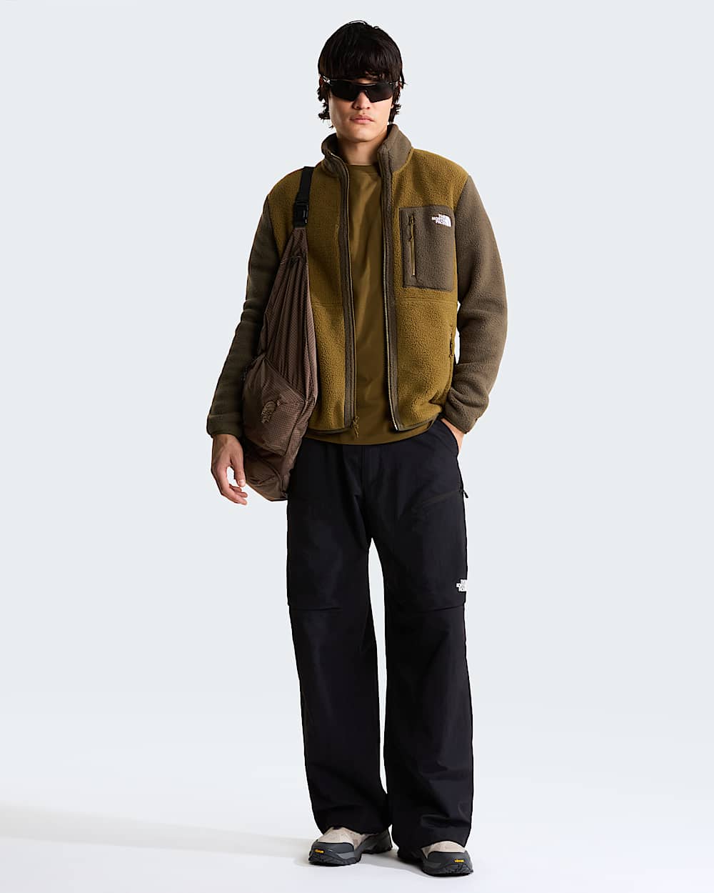 Men’s fleece sweatshirt The North Face Yumiori
NF0A883R RL2 Caraway Seed-New Taupe Green head to toe view