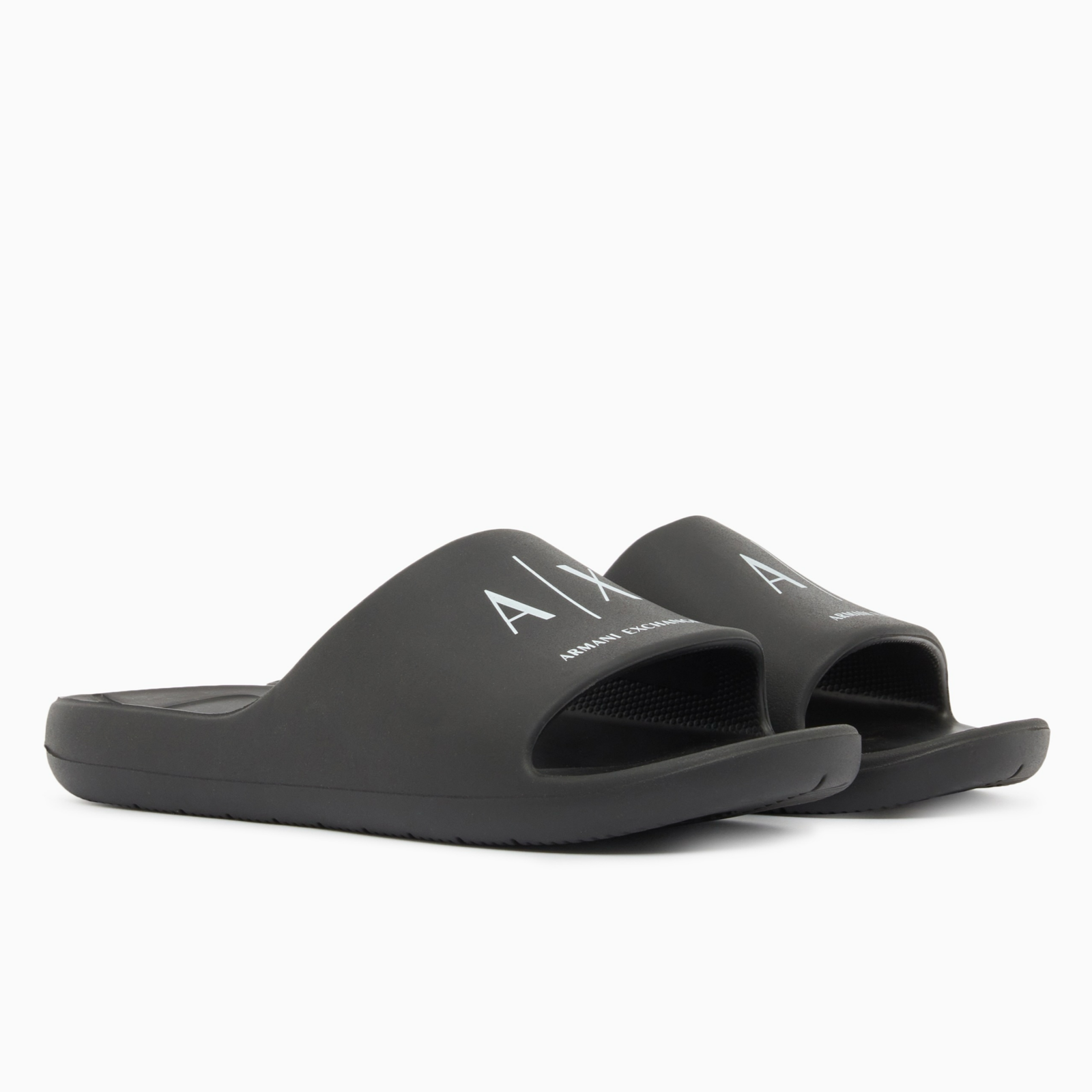 Мъжки джапанки Men’s slippers Armani Exchange XM002744 AF23456 MC011 Black angled view