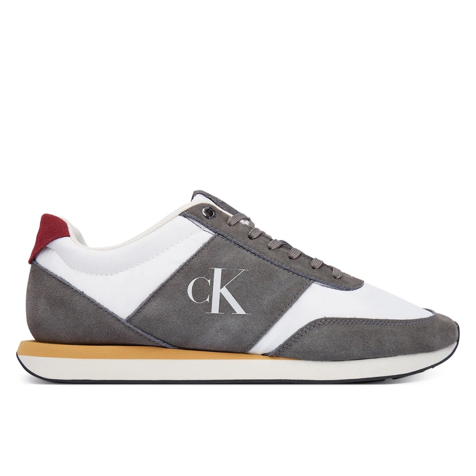 Мъжки кецове Men’s sneakers Calvin Klein HM0HM02212 0IV Gray / White side view