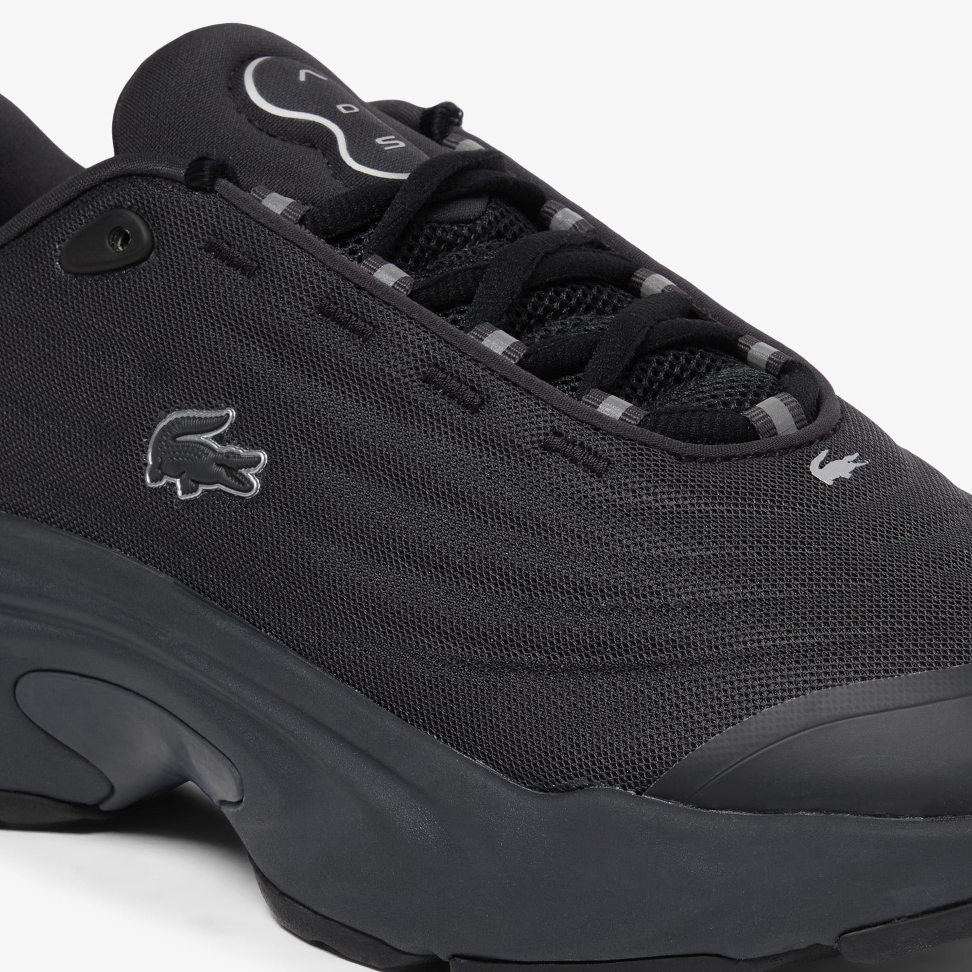 Мъжки маратонки Men’s sneakers Lacoste Spinor 50SMA0166-17C Dark Gray close up view