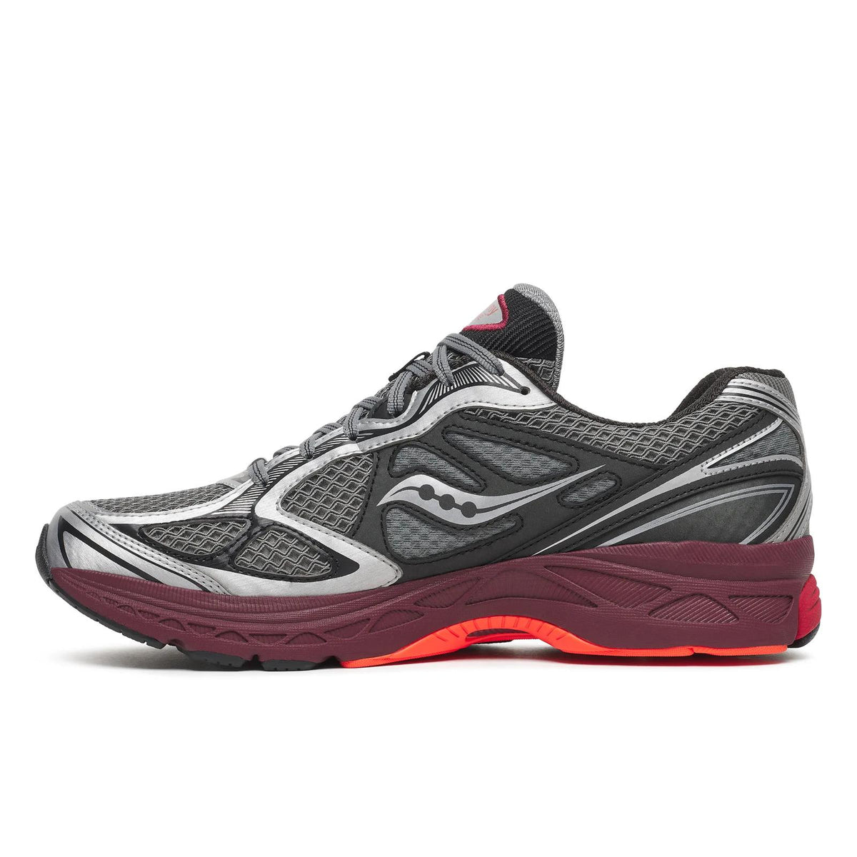 Мъжки маратонки Men’s sneakers Saucony ProGrid Guide 7 S101493-1013 Silver / Maroon lateral view