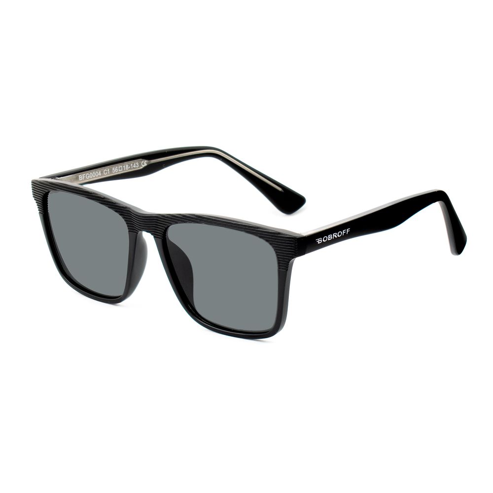 Мъжки слънчеви очила Men’s sunglasses BOBROFF BFG0004 C1 Black