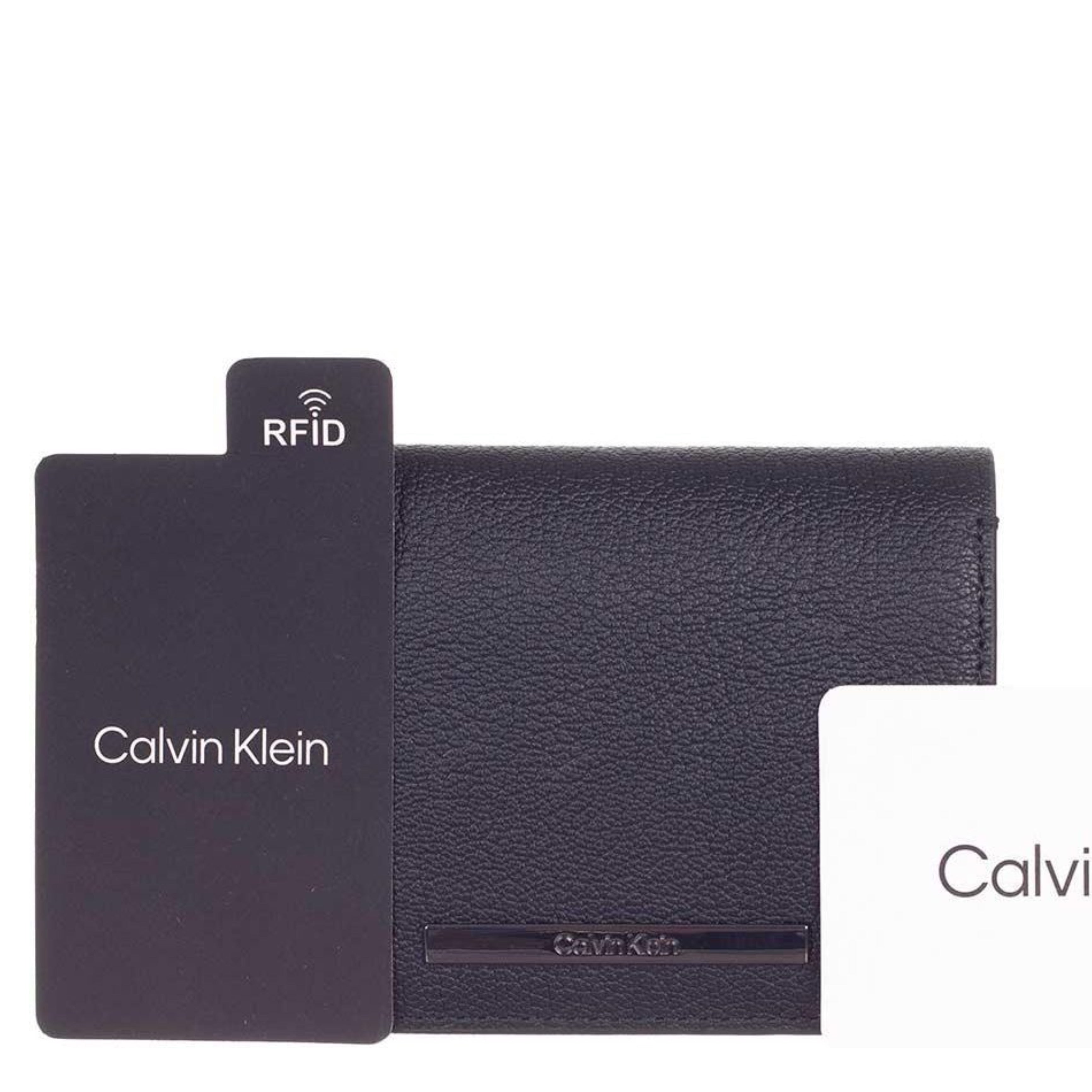 Мъжки вертикален портфейл Men's vertical wallet Calvin Klein K50K510886 Black detail view