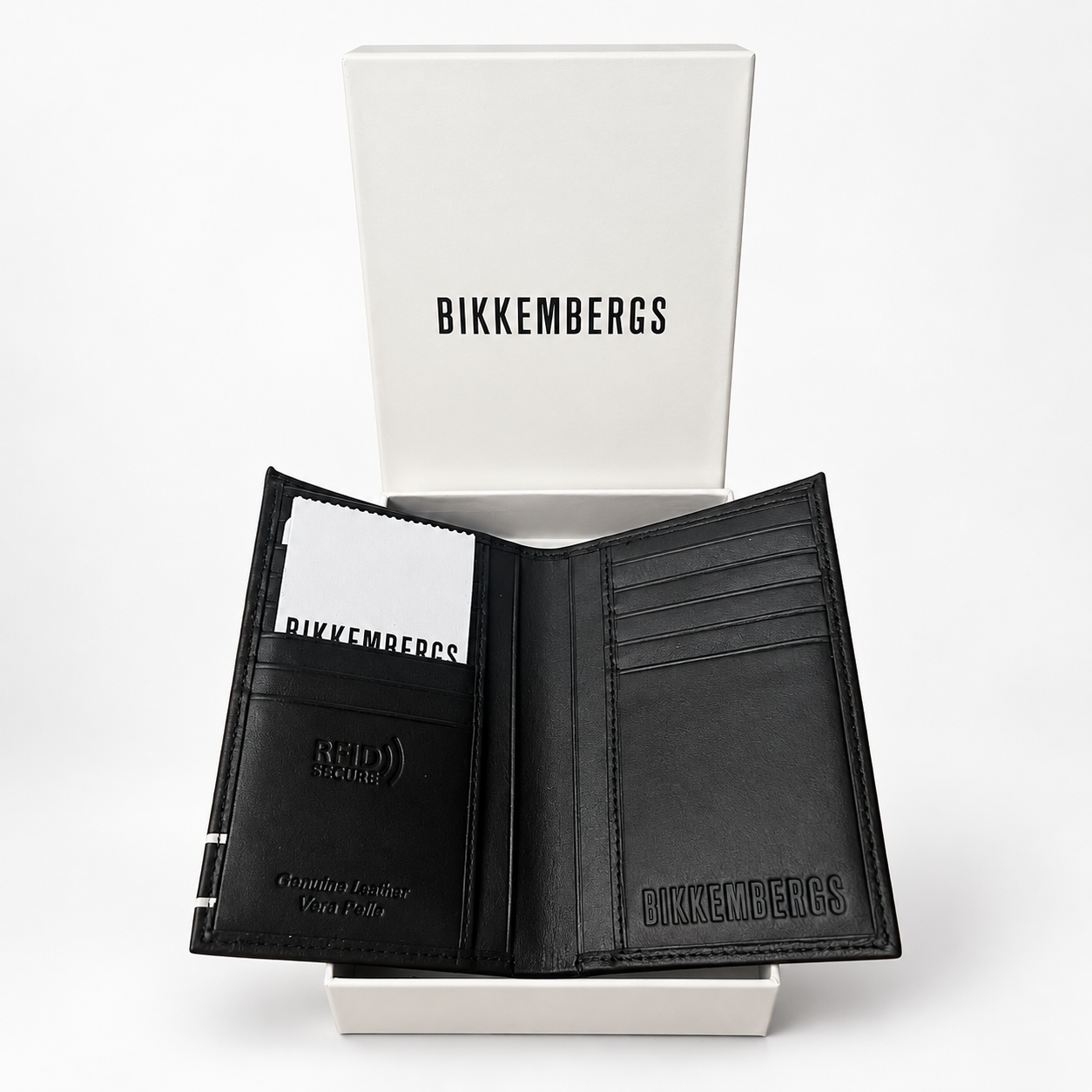 Мъжки портфейл Men's wallet Bikkembergs
E4BPME2T3083 999 Black inside view