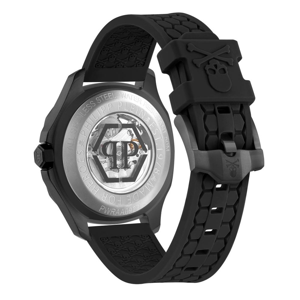 Мъжки часовник Men’s watch Philipp Plein High-Conic Automatic PWRAA0923 Black back view