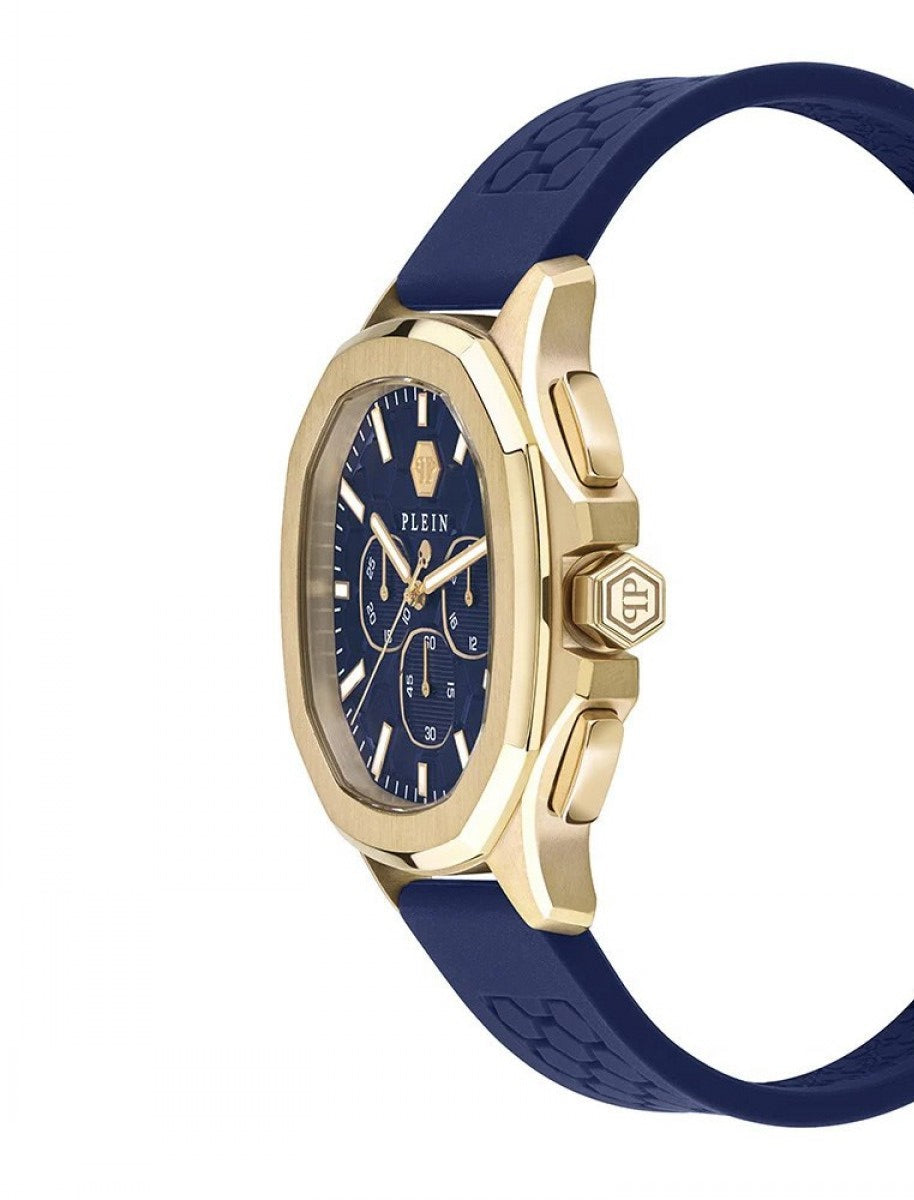 Мъжки часовник Men’s watch Philipp Plein High-Conic Chronograph PWSAA0323 Navy side view