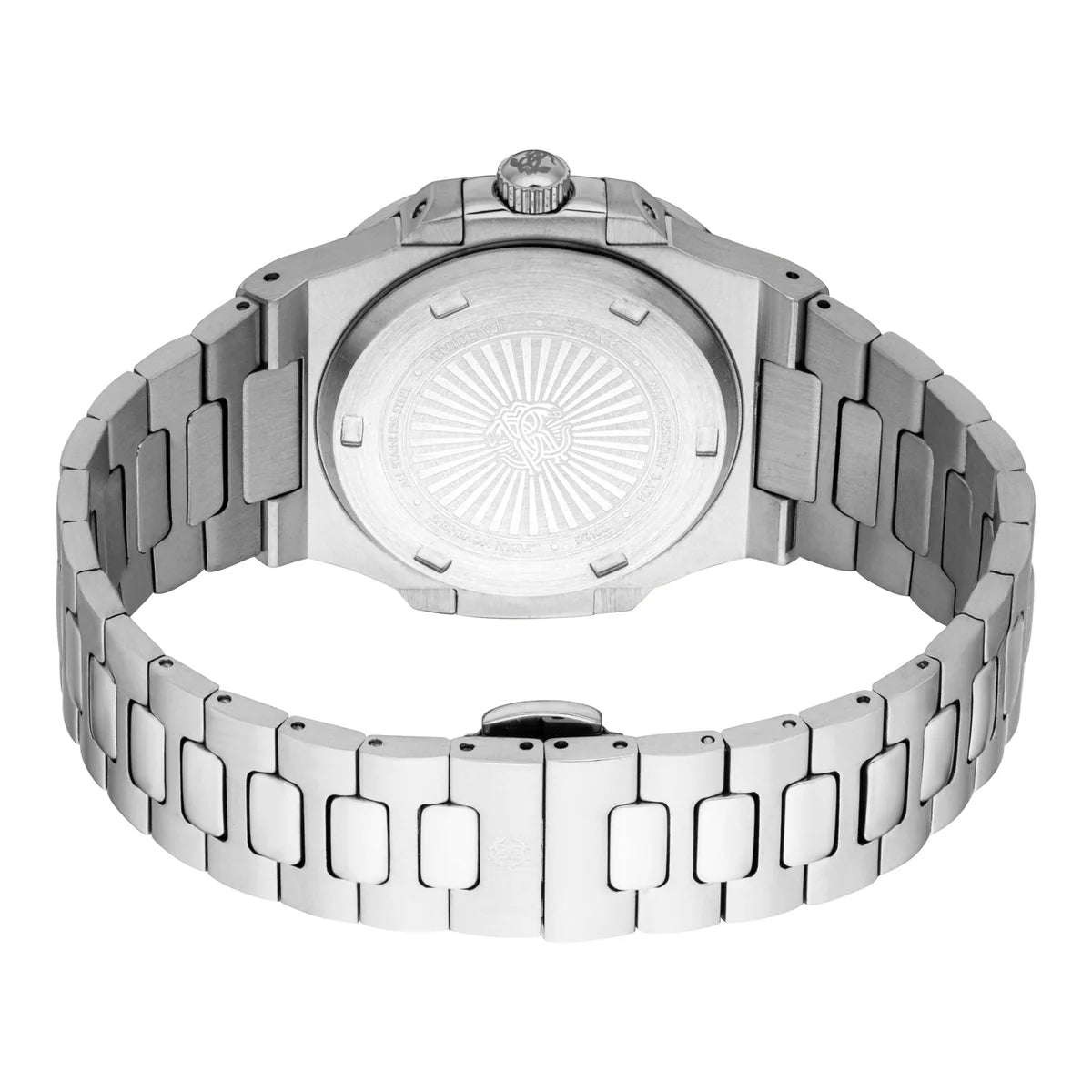 Мъжки часовник Men’s watch Roberto Cavalli Gent RC5G166M0055 Silver gray / Blue back view