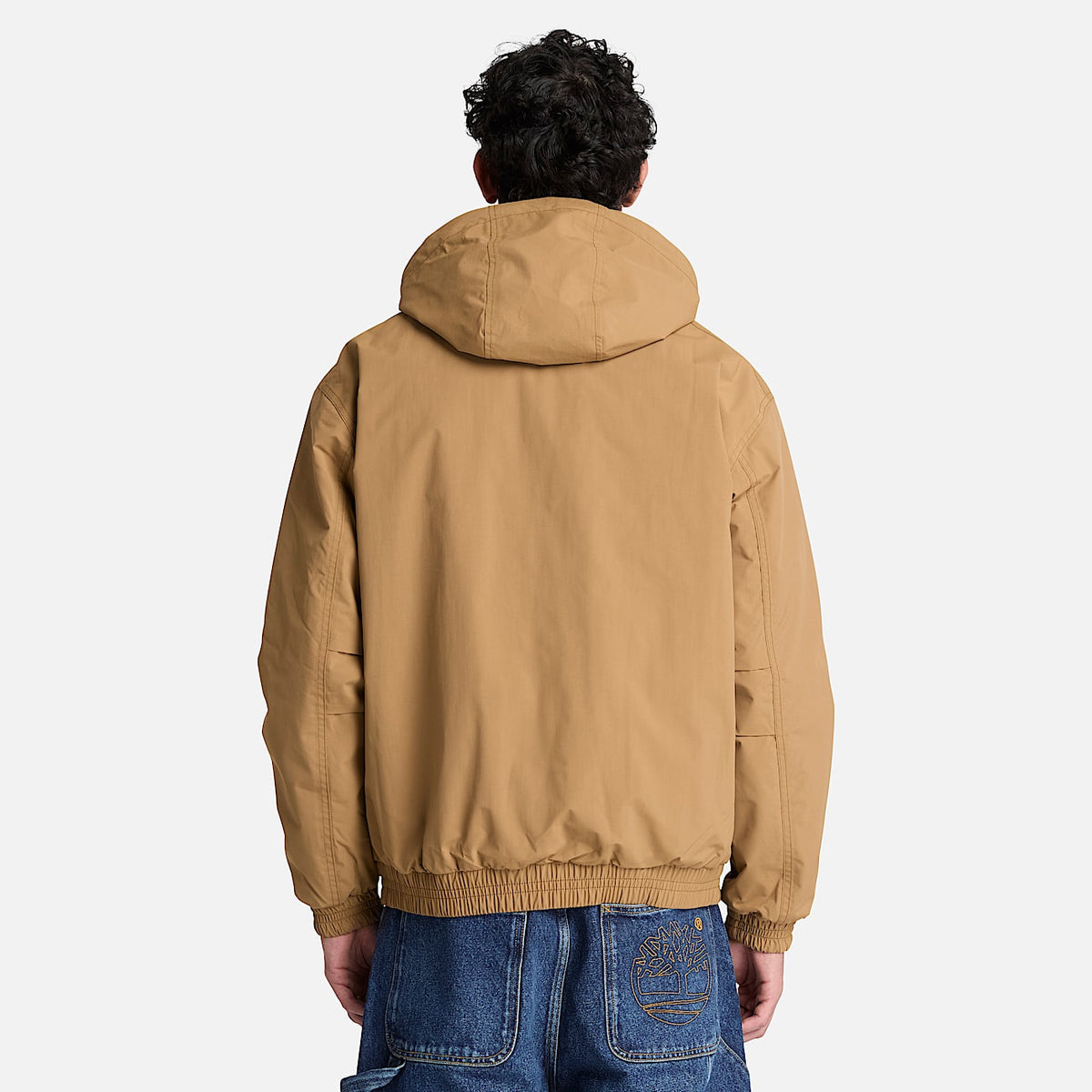 Timberland men’s jacket TBC0YH78AKX – Beige – Back view