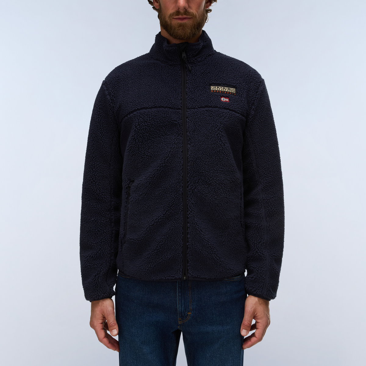 Men’s zip-up fleece jacket Napapijri Tynik
NP0A4IA9T TYNIK FZ 176 Dark Blue