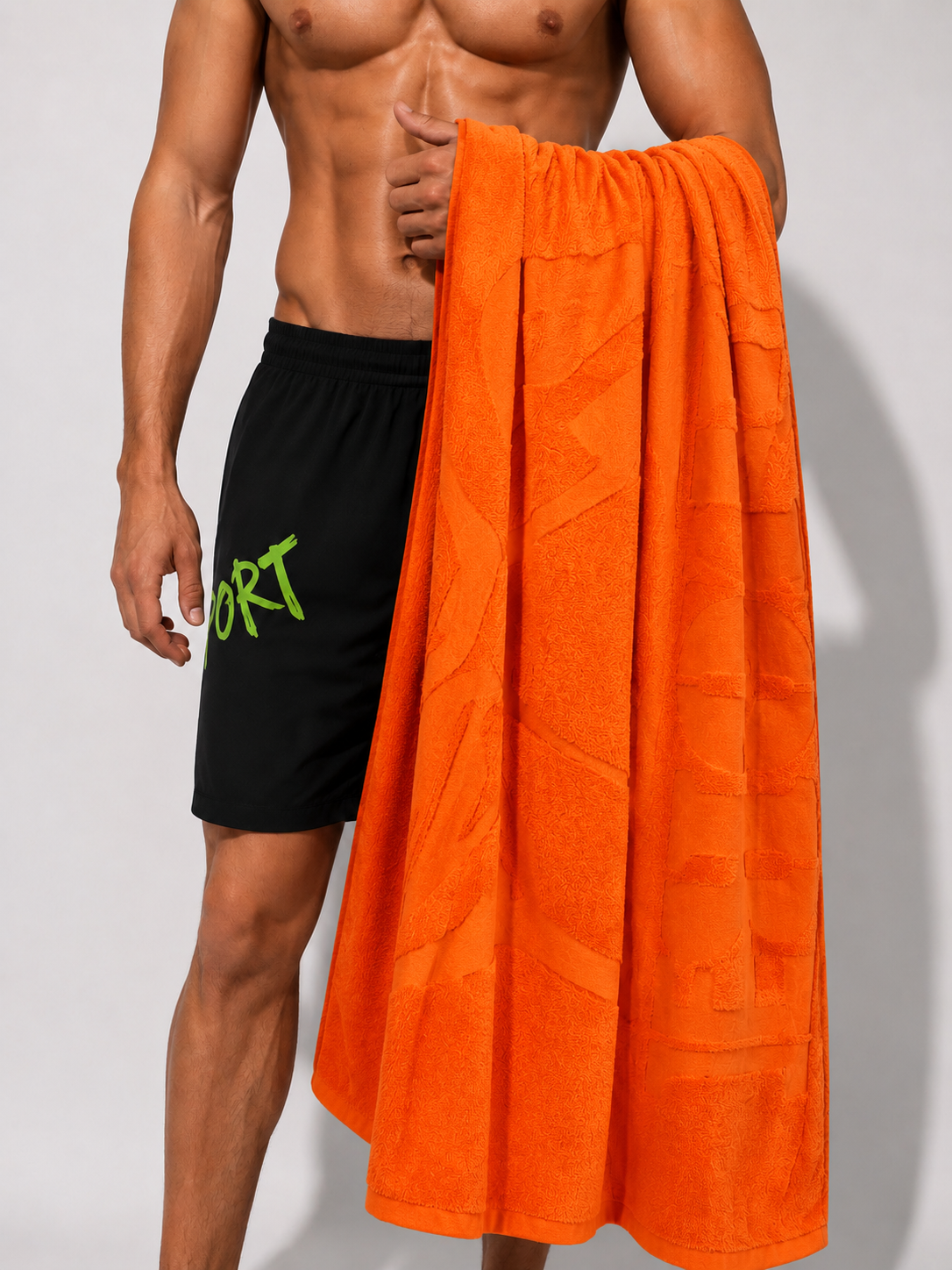 Плажна кърпа Unisex beach towel Plein Sport
UAT0019 STE008N 20 Orange lifestyle view