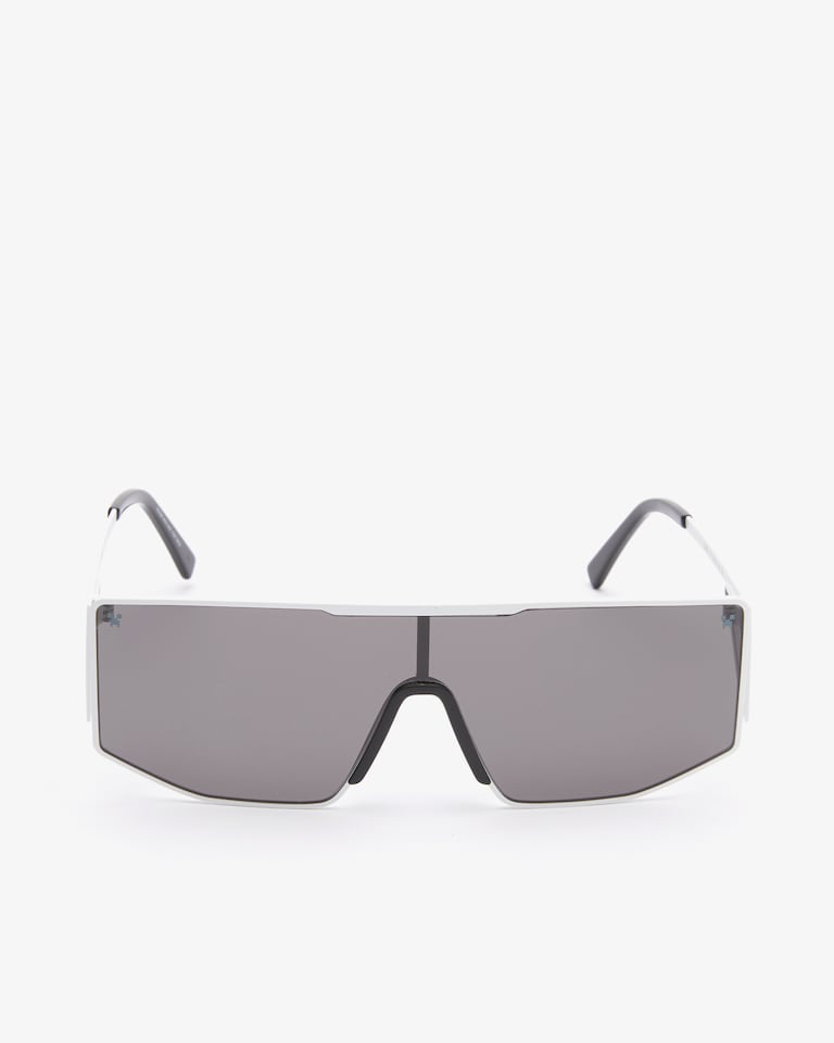 Слънчеви очила Unisex sunglasses LACOSTE X Minecraft L253S 101 White front view