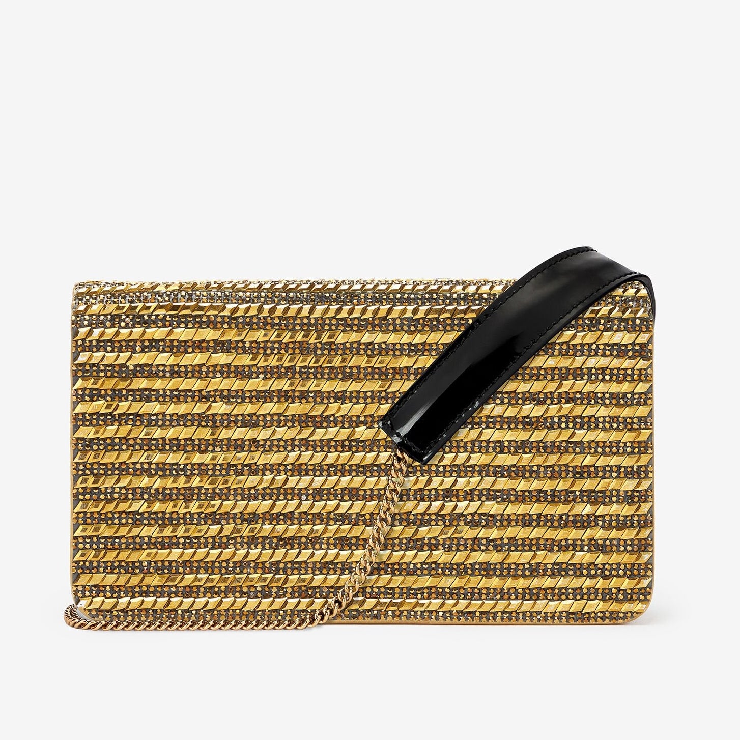 Дамска чанта Women’s clutch bag Roberto Cavalli TKB010 PZC98 00139 Golden back view