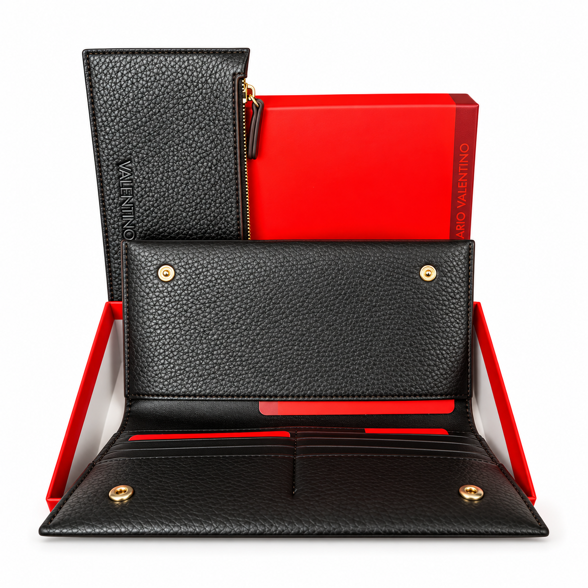 Women's clutch wallet Valentino by Mario
VPS8YA216 SAMANTHA Black inside view