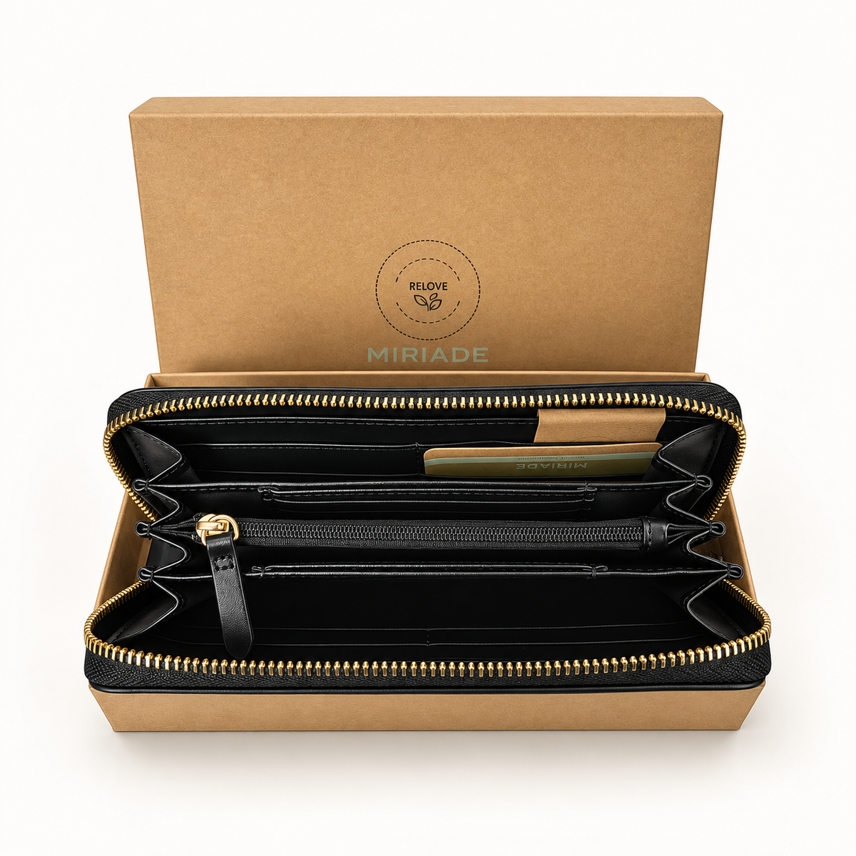 Women's clutch wallet Valentino by Mario
VPS9OG155 CLIO RE Black inside view