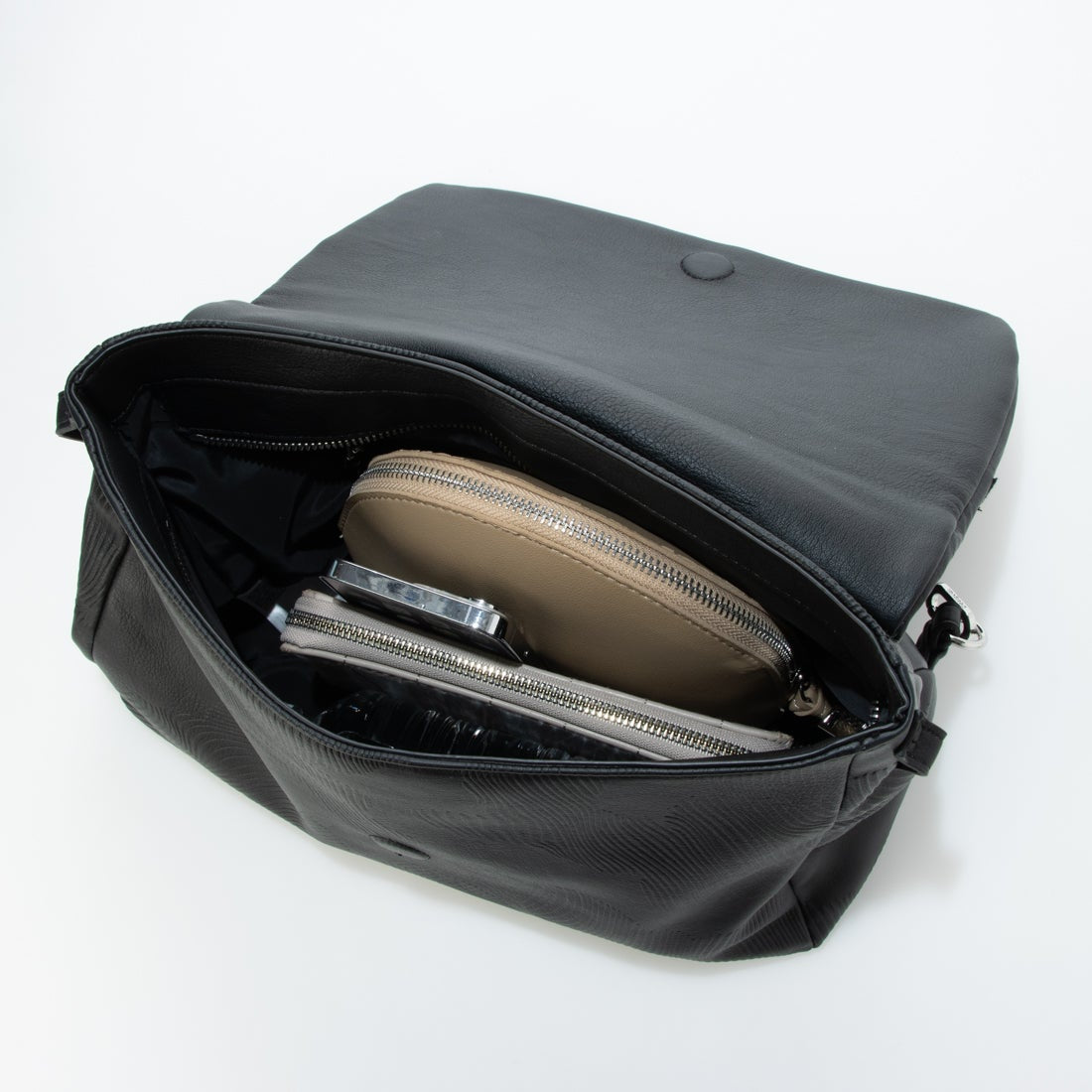 Дамска чанта раница Women’s handbag and rucksack Desigual 26SAKP31 2000 Black inside view 3