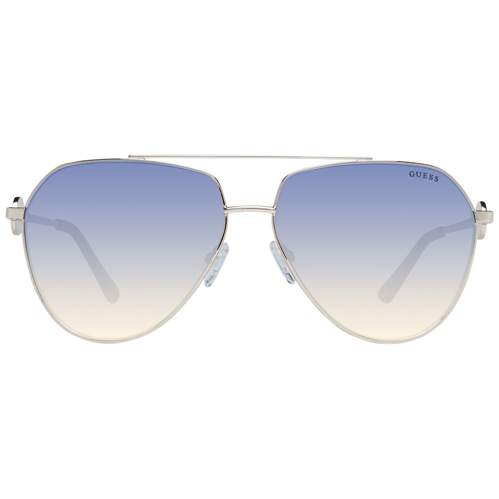 Дамски слънчеви очила Women’s metal sunglasses Guess GF6140 32W Golden front view