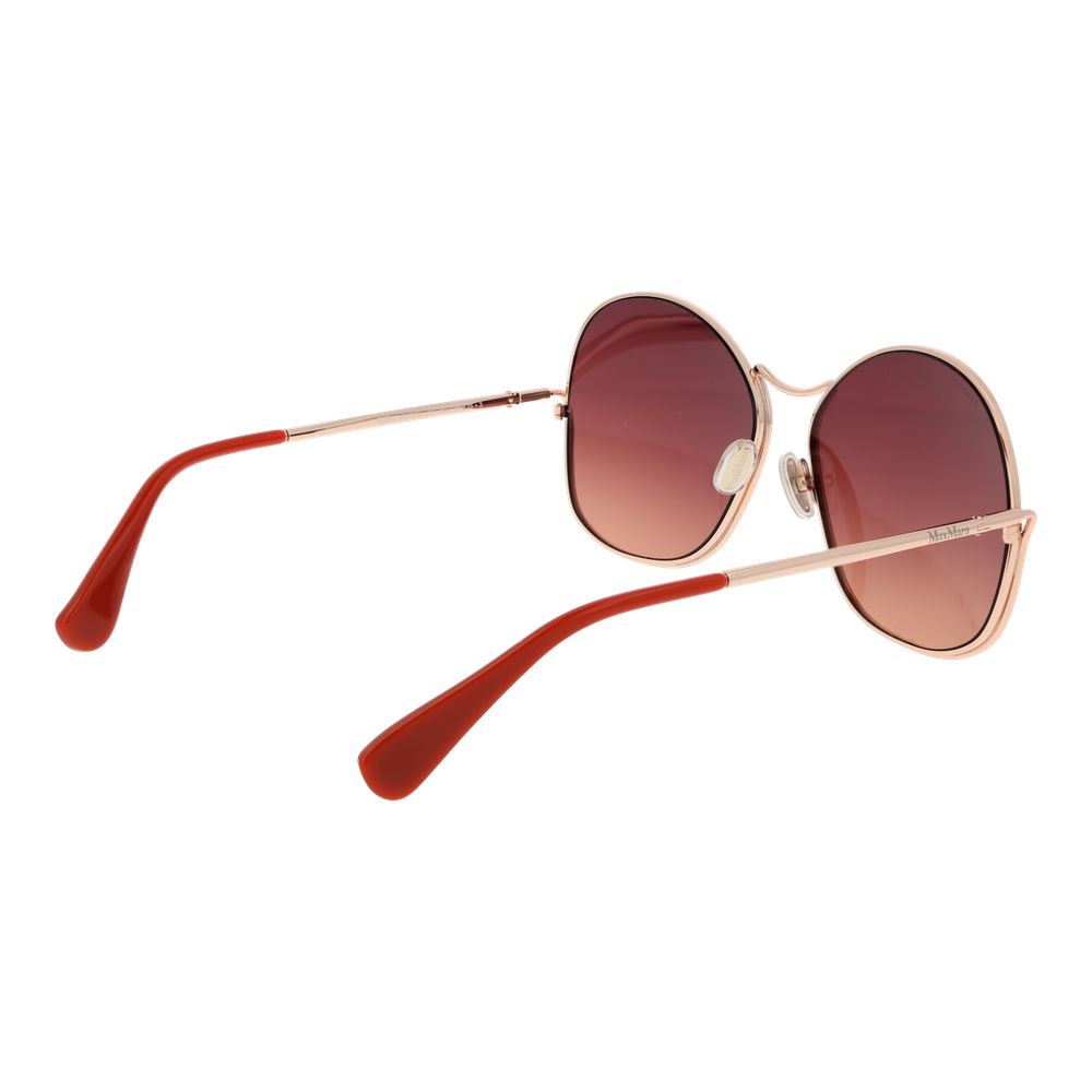 Дамски слънчеви очила Women’s metal sunglasses Max Mara MM0005 28F Rose Gold angled view