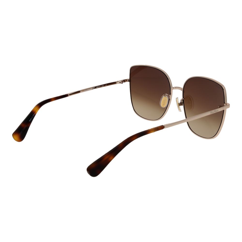 Дамски метални слънчеви очила Women’s metal sunglasses Max Mara MM0032-D 28F Rose Gold angled view