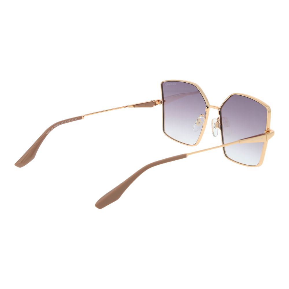 Дамски слънчеви очила Women’s metal sunglasses Trussardi TSW3013 04A Golden angled view