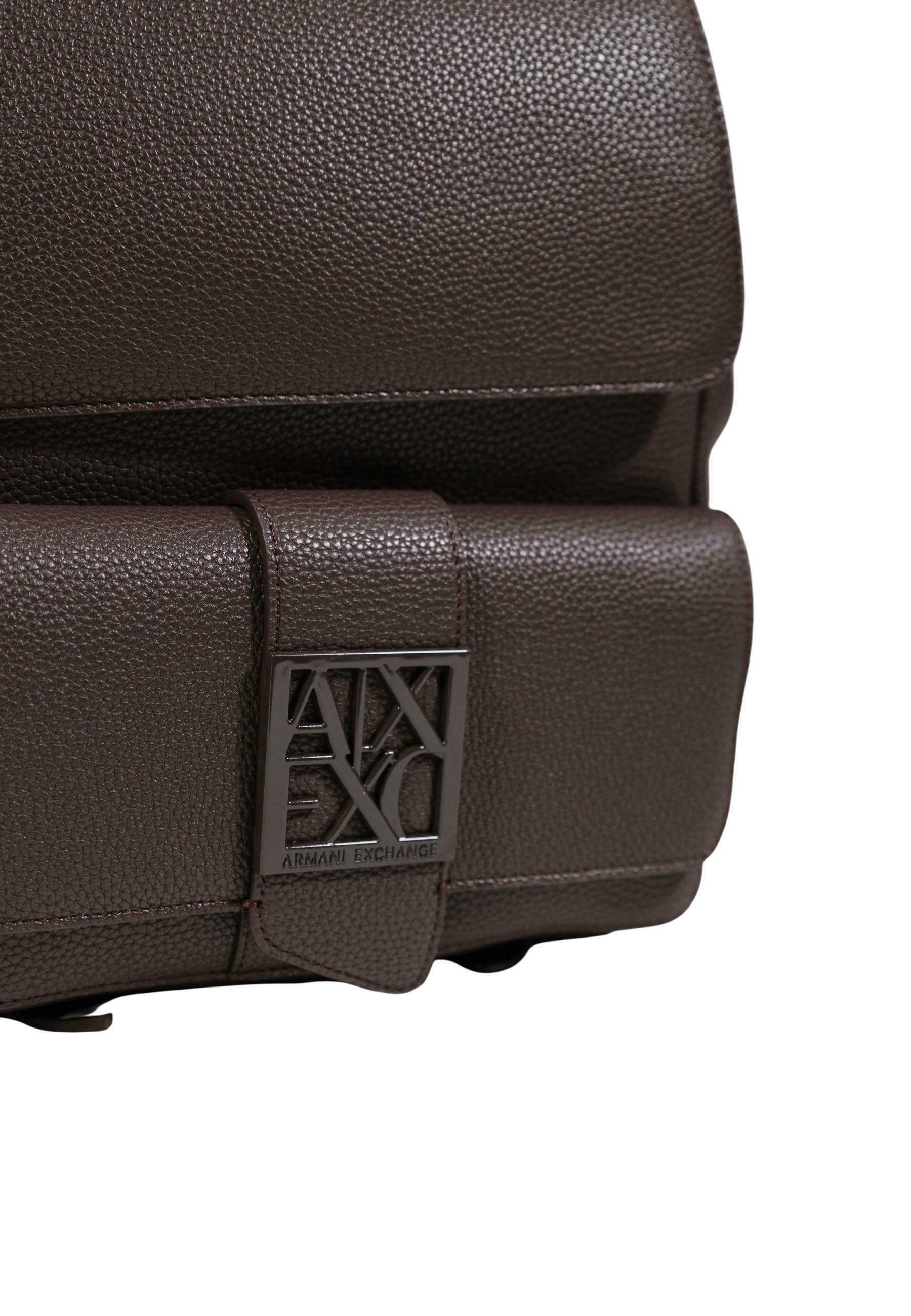 Дамска раница Women’s rucksack Armani Exchange XW002591 AF11902 Dark Brown logo view