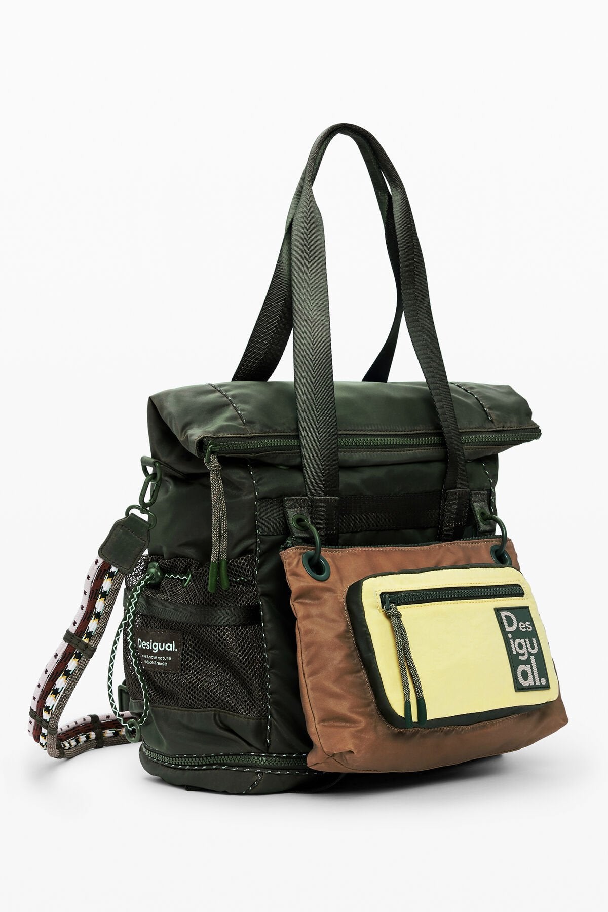 Дамска раница Women’s rucksack Desigual Voyager 26SAKY06 4002 angled view