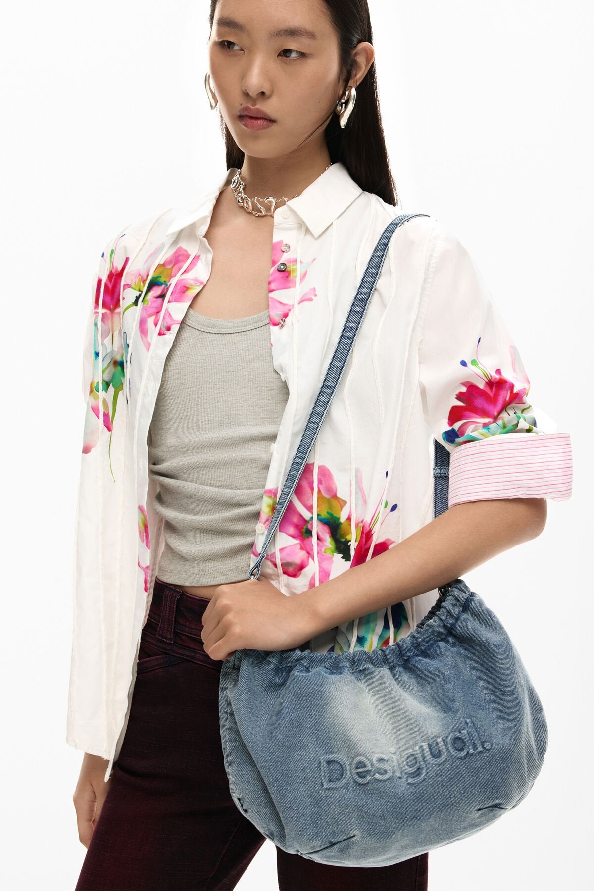 Дамска чанта Women’s shoulder bag Desigual
26SAXD05 5005 Blue Denim lifestyle view