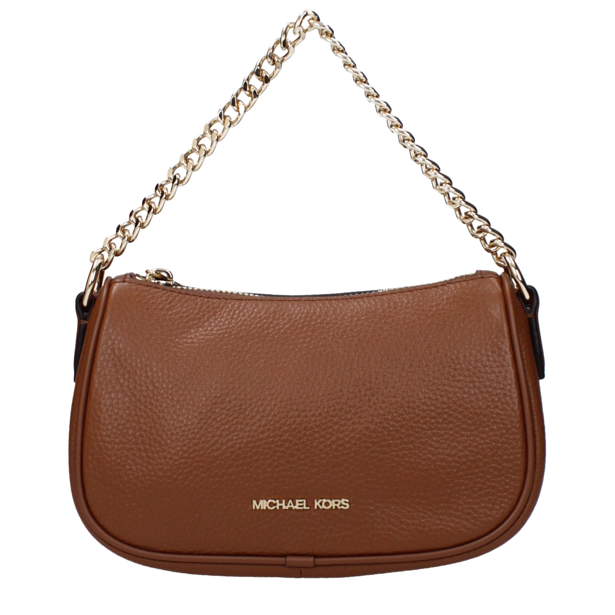 Дамска чанта Women’s shoulder bag Michael Kors Carmela 35F4G1QC1L Brown front view