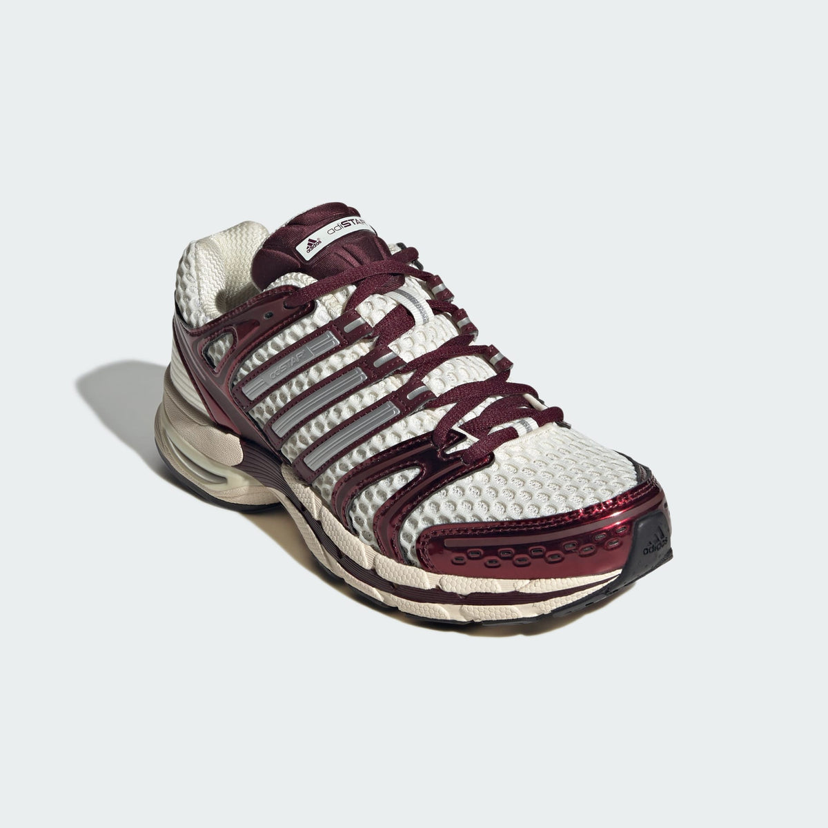 Дамски маратонки Women’s sneakers Adidas Adistar Control 5 KI9846 Cream White / Silver Metallic / Maroon angled view