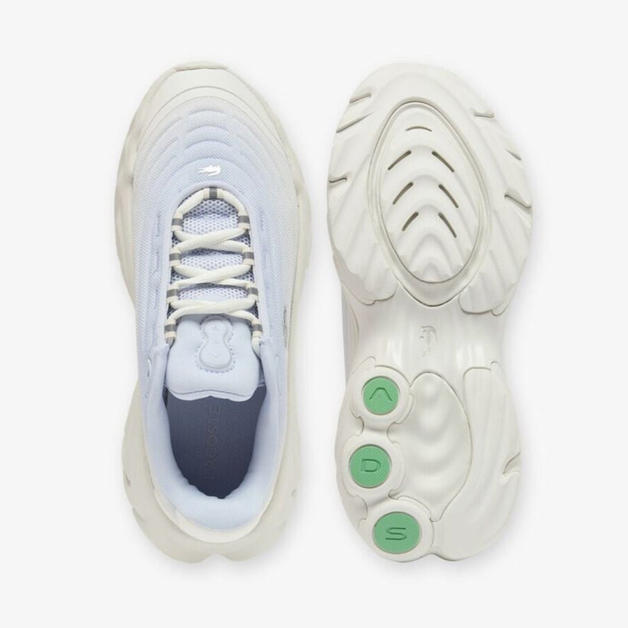 Дамски маратонки Women’s sneakers Lacoste Spinor 51SFA0036-WB8 Off White / Light Blue outsole view
