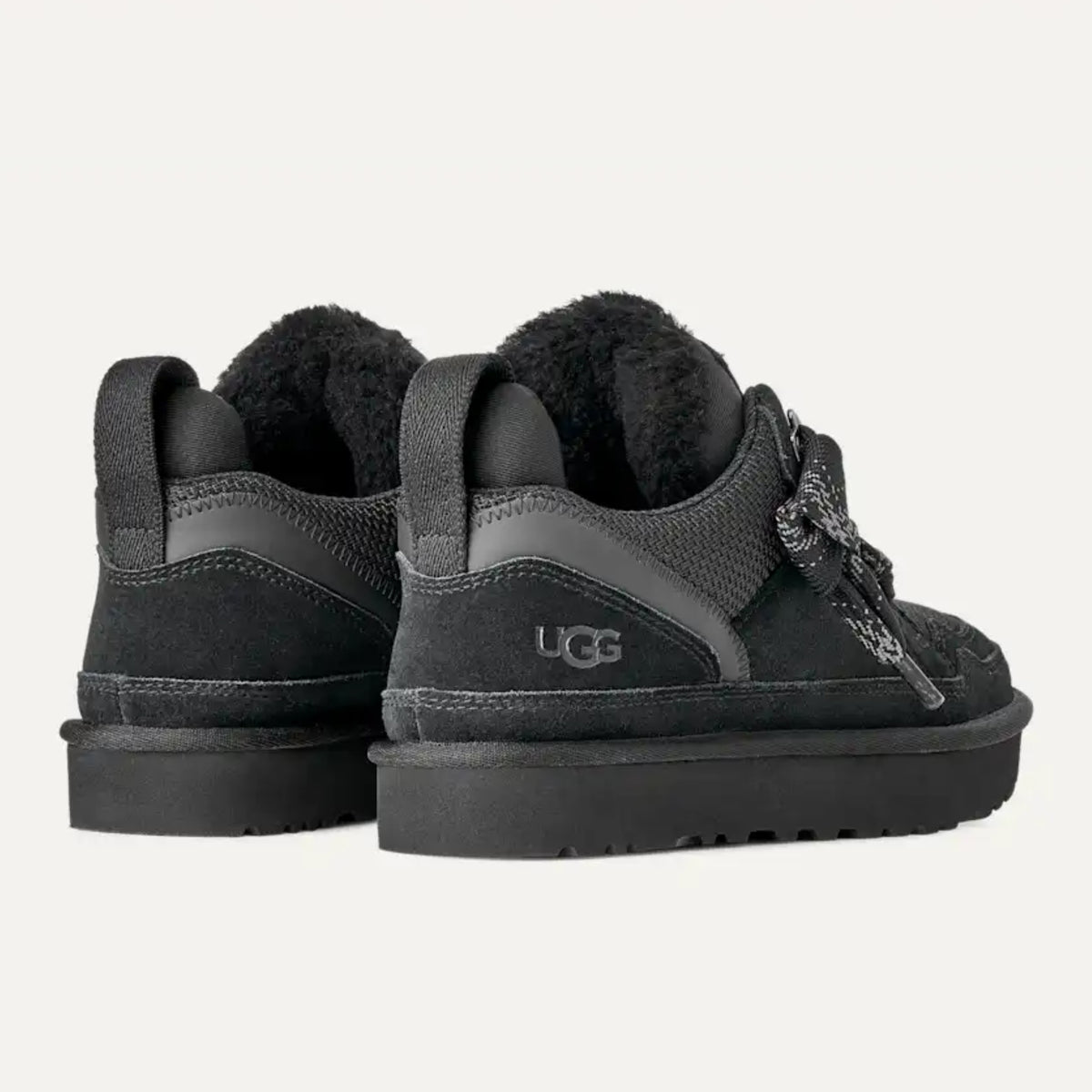 Дамски кецове UGG Lowmel 1144032 (черно) Изглед отзад