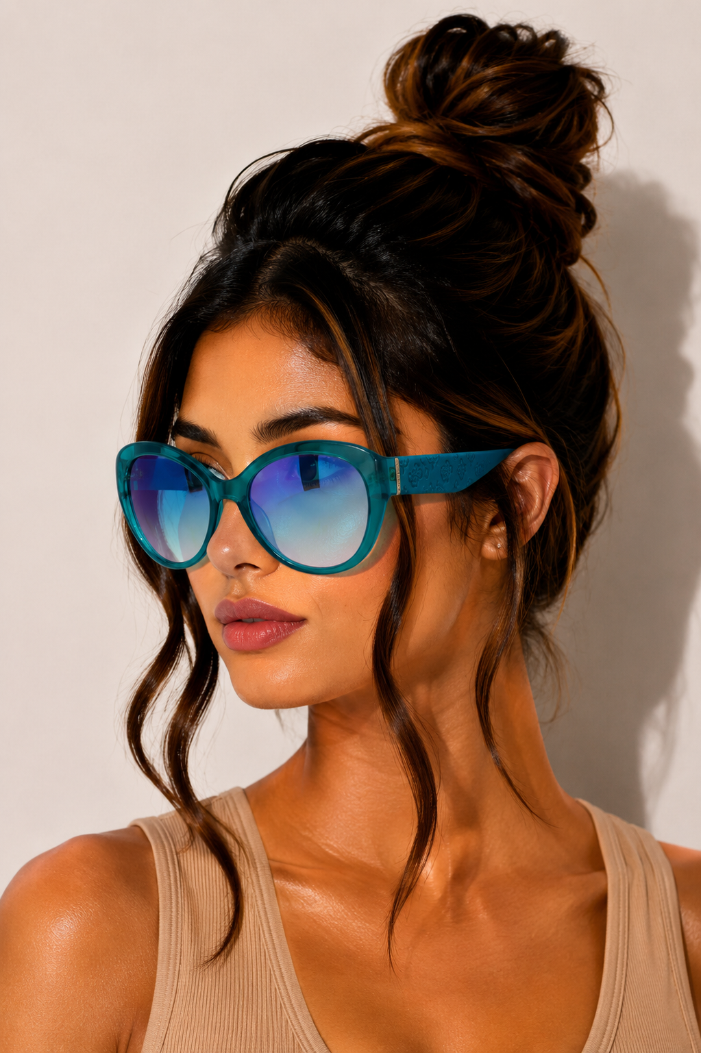 Дамски слънчеви очила Women’s sunglasses Guess GU00130 87X Turquoise
