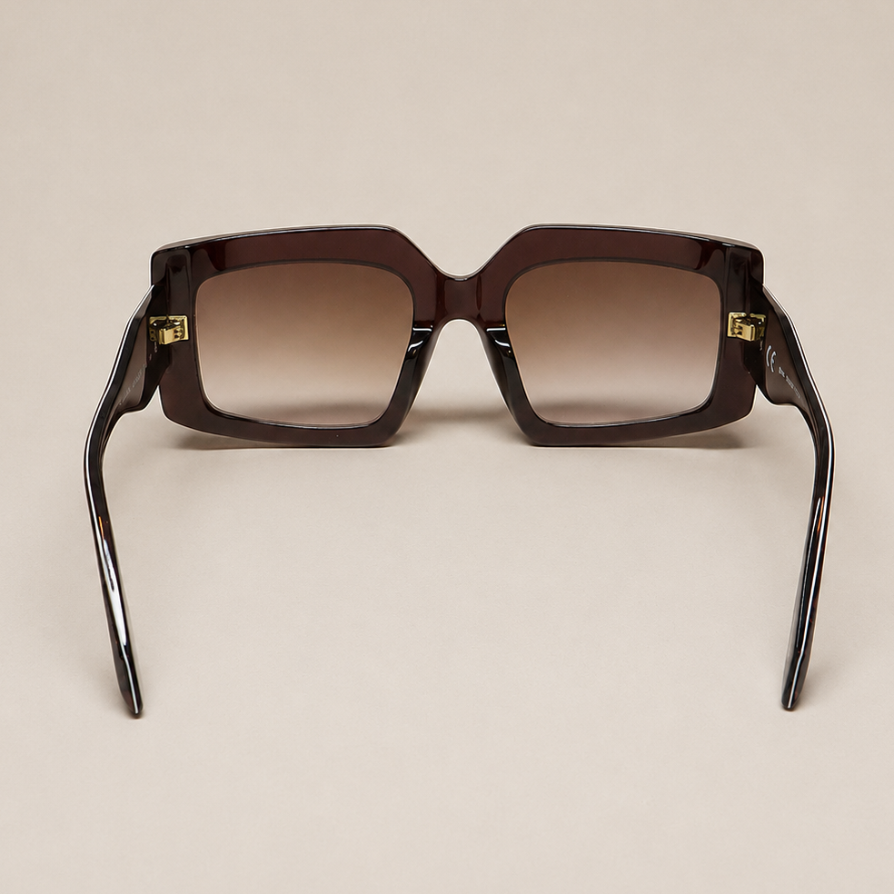 Дамски слънчеви очила Women’s sunglasses JUST CAVALLI SJC020 0AAK Brown back view