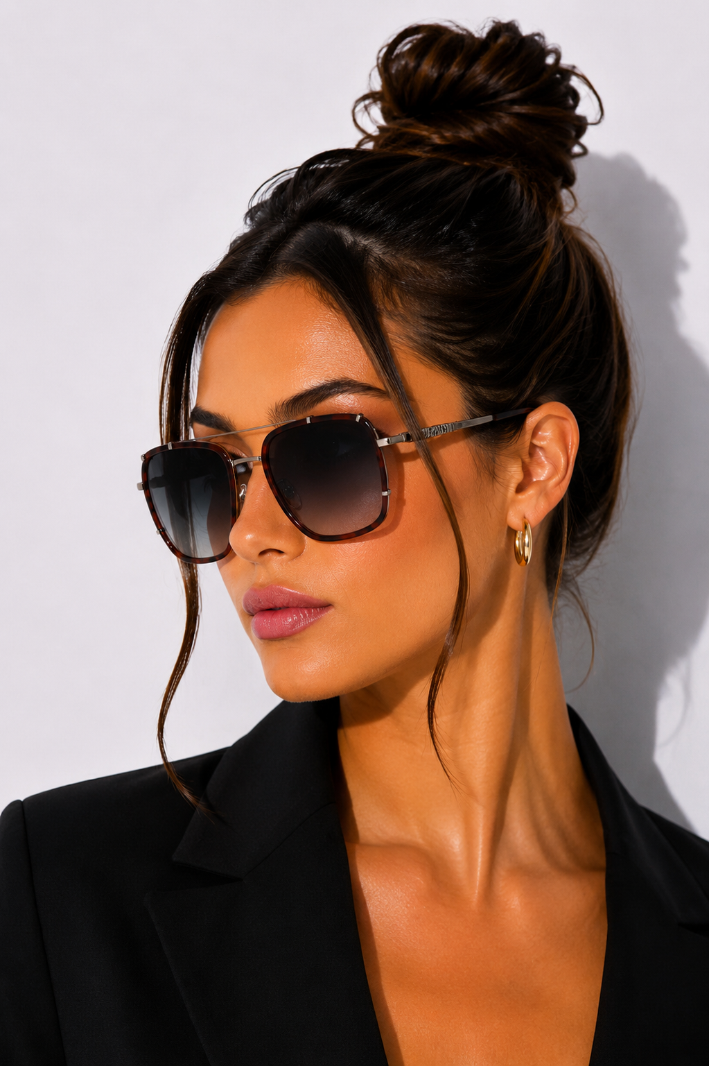 Дамски слънчеви очила Women’s sunglasses Just Cavalli JC030V 09JC Brown lifestyle view