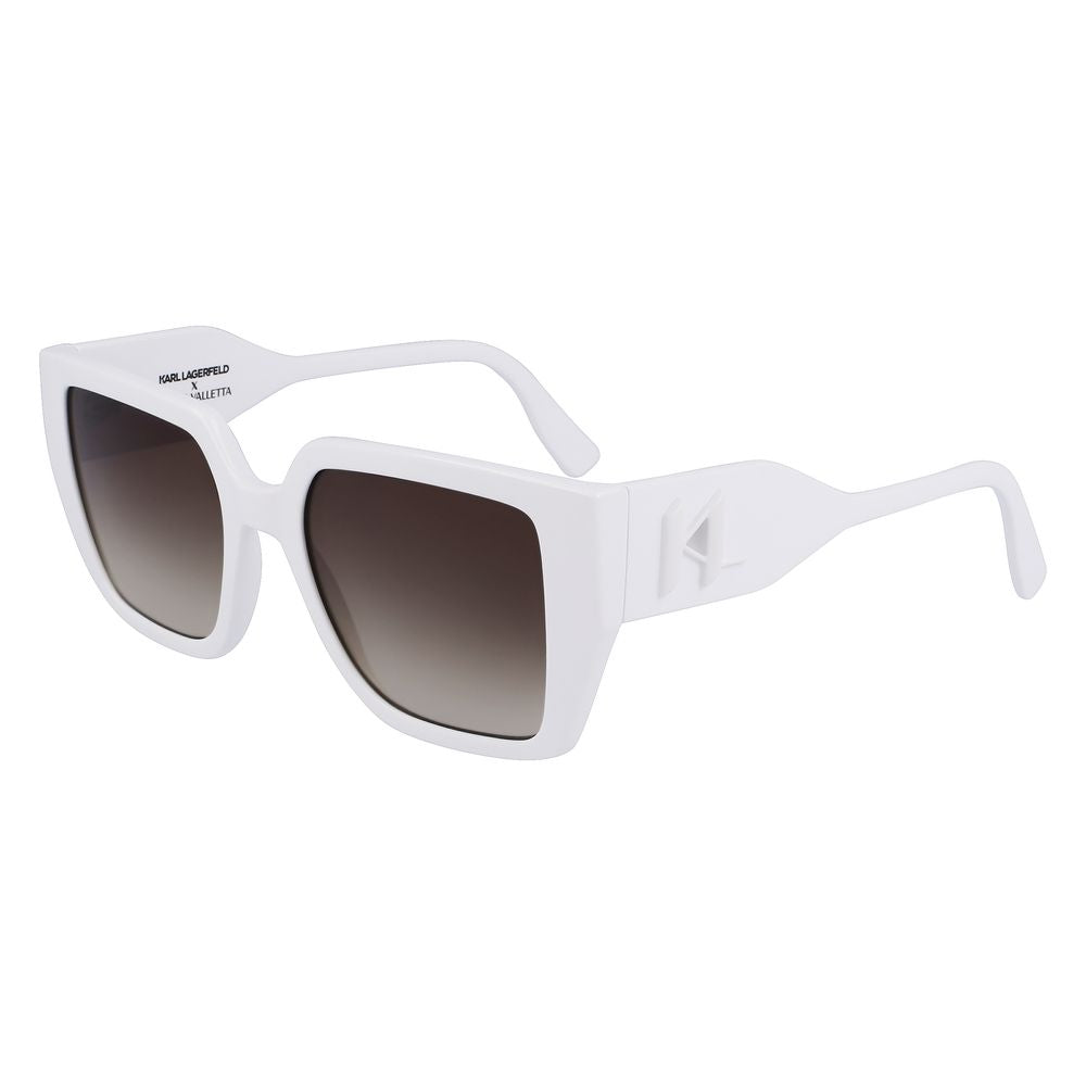 Дамски слънчеви очила Women’s sunglasses KARL LAGERFELD KL6098S105 White angled view